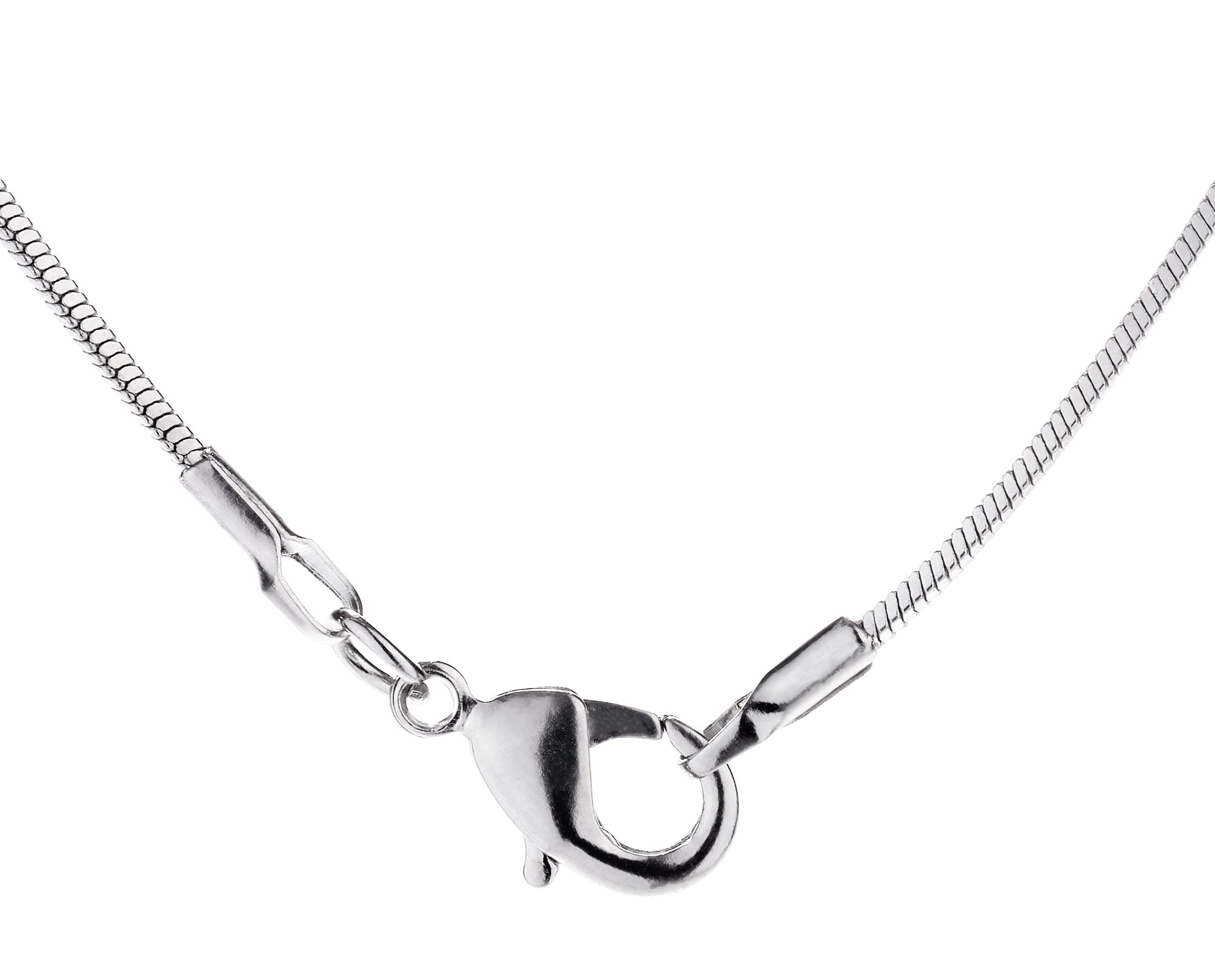 Happy Halskette mit und mit Muschel), Geschenkset echter Helix-Anhänger Birthday! Perle Silberkette Geburtstags-Wunschperle Perlenketten-Set BRUBAKER (4-tlg., und