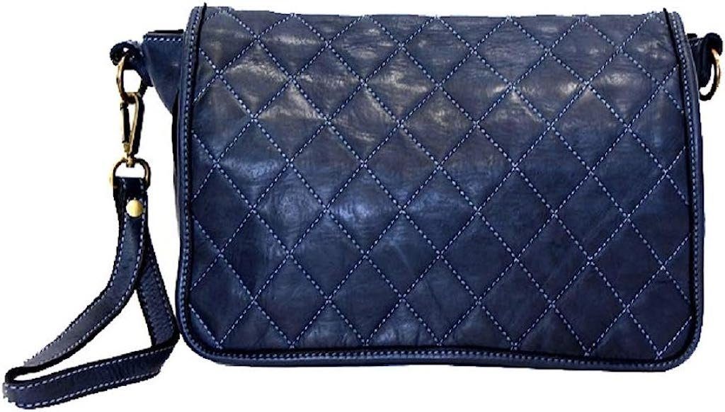 BZNA Umhängetasche Leni Designer Clutch Ledertasche Schultertasche