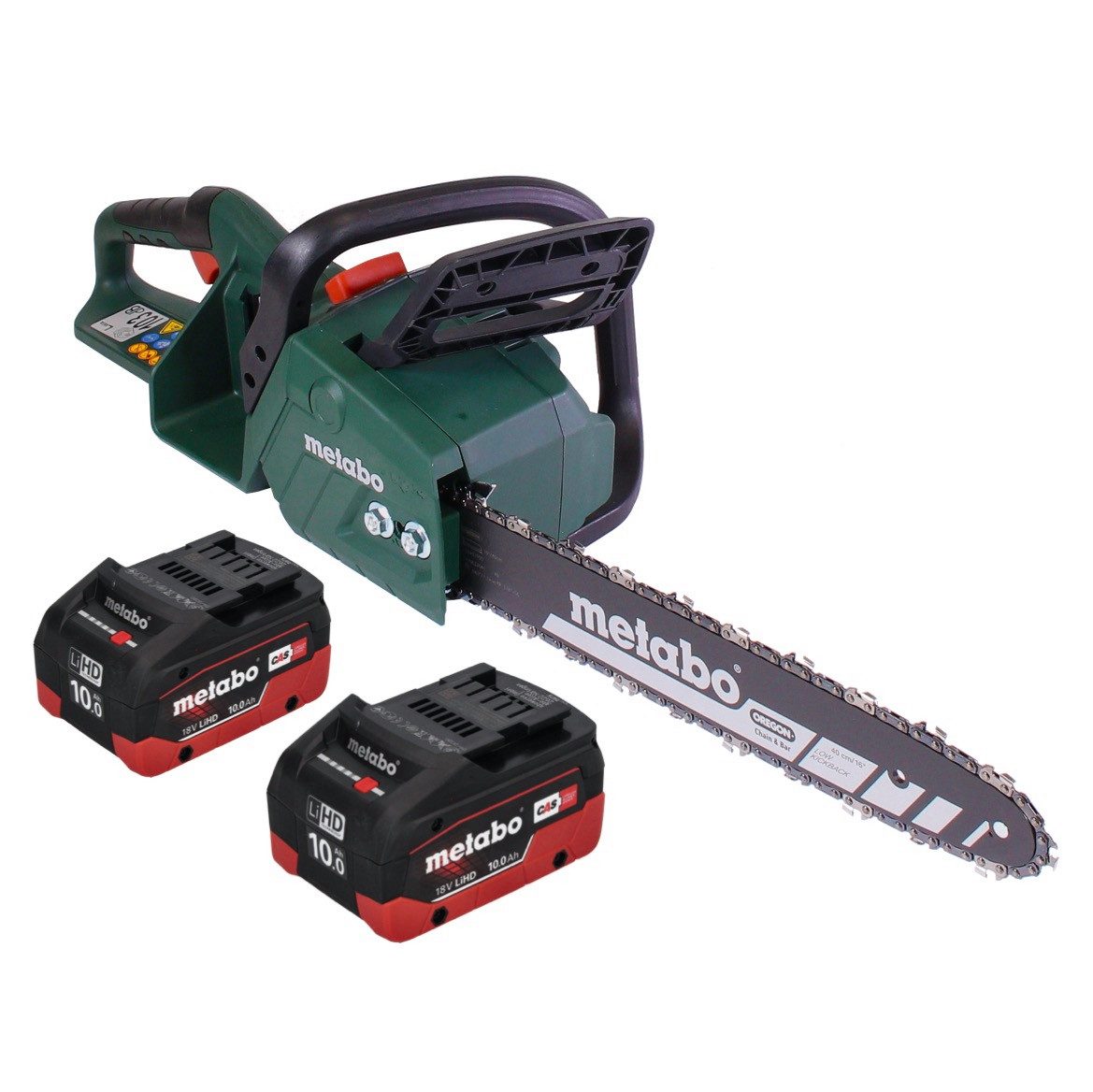 metabo Akku-Kettensäge MS 36-18 LTX BL 40 Akku Kettensäge 36 V (2x 18 V) 40 cm 22 m/s Brus