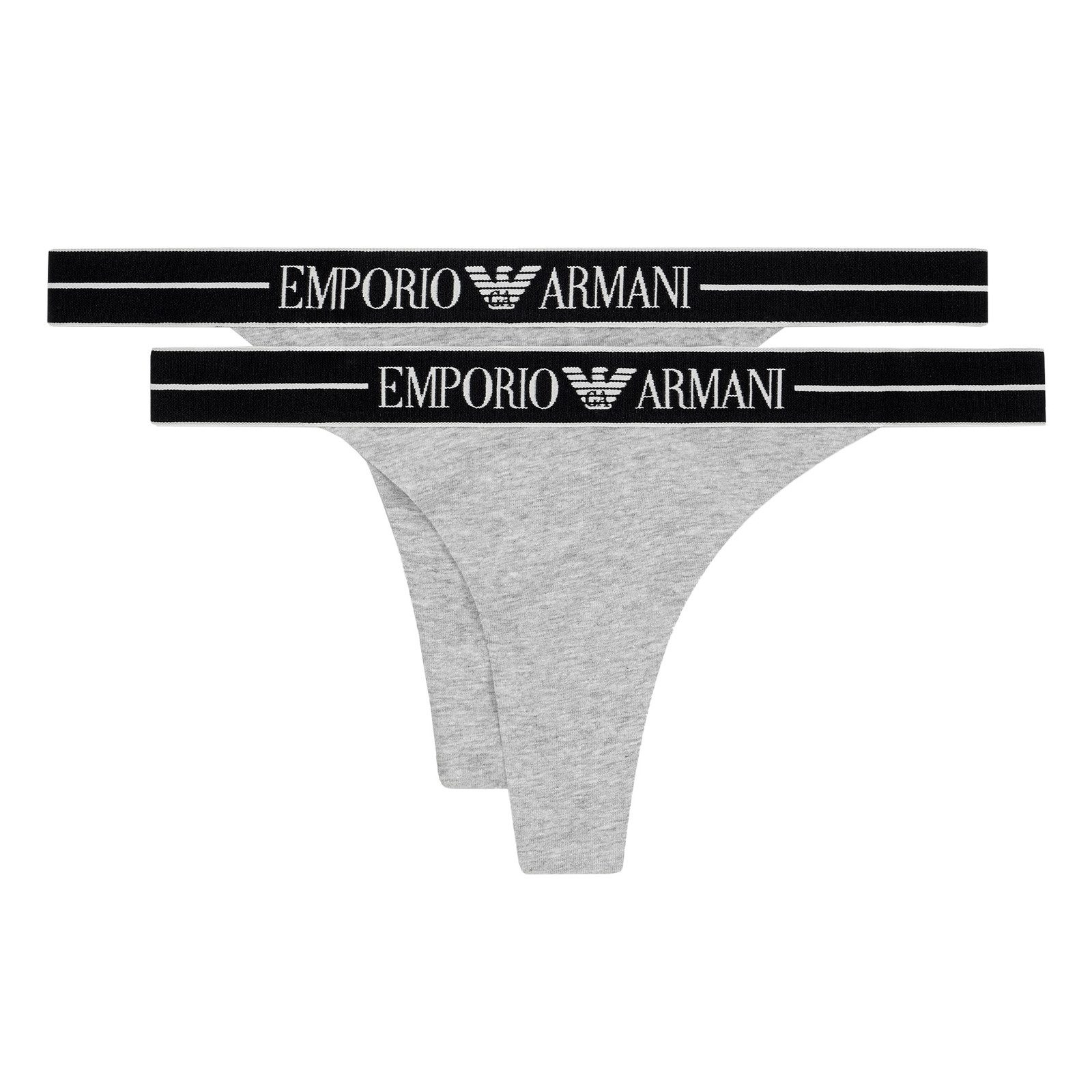 Emporio Armani Tanga 2er Pack Thong (2-St) mit elastischem Logobund