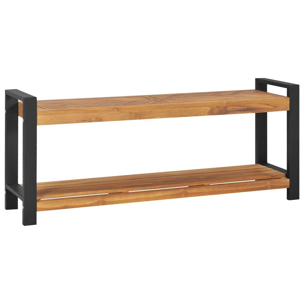 vidaXL Sitzbank Sitzbank 120 cm Massivholz