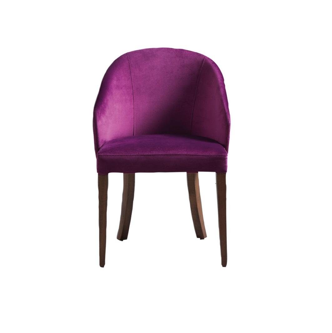Stuhl, designer JVmoebel Stühle Massiv Holz Lehn Wohn Holz Esszimmer Echtes Stuhl