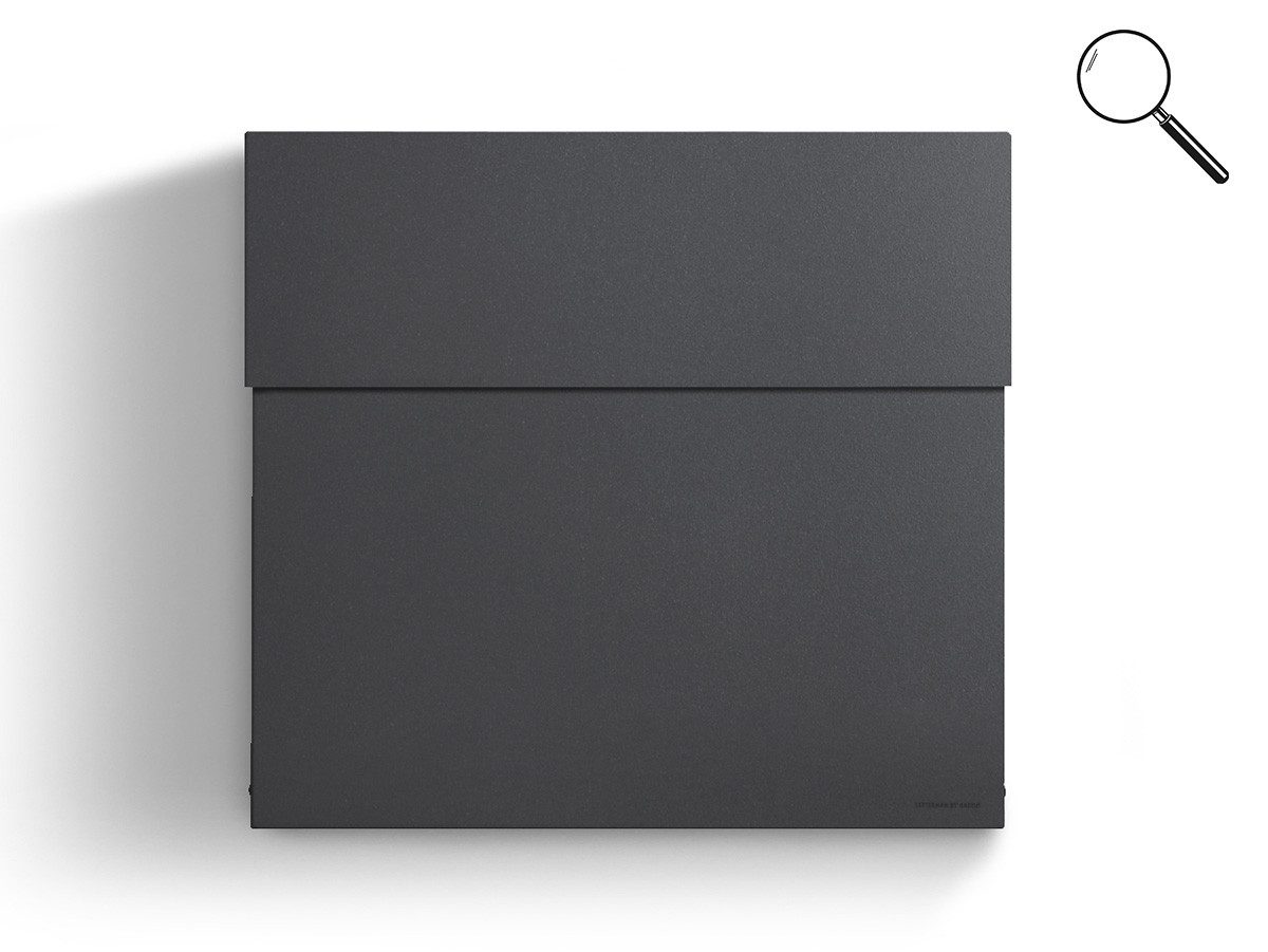Radius Briefkasten Letterman 4 Anthrazit (RAL 7016) inkl. LED Licht – Bild 2 von 5
