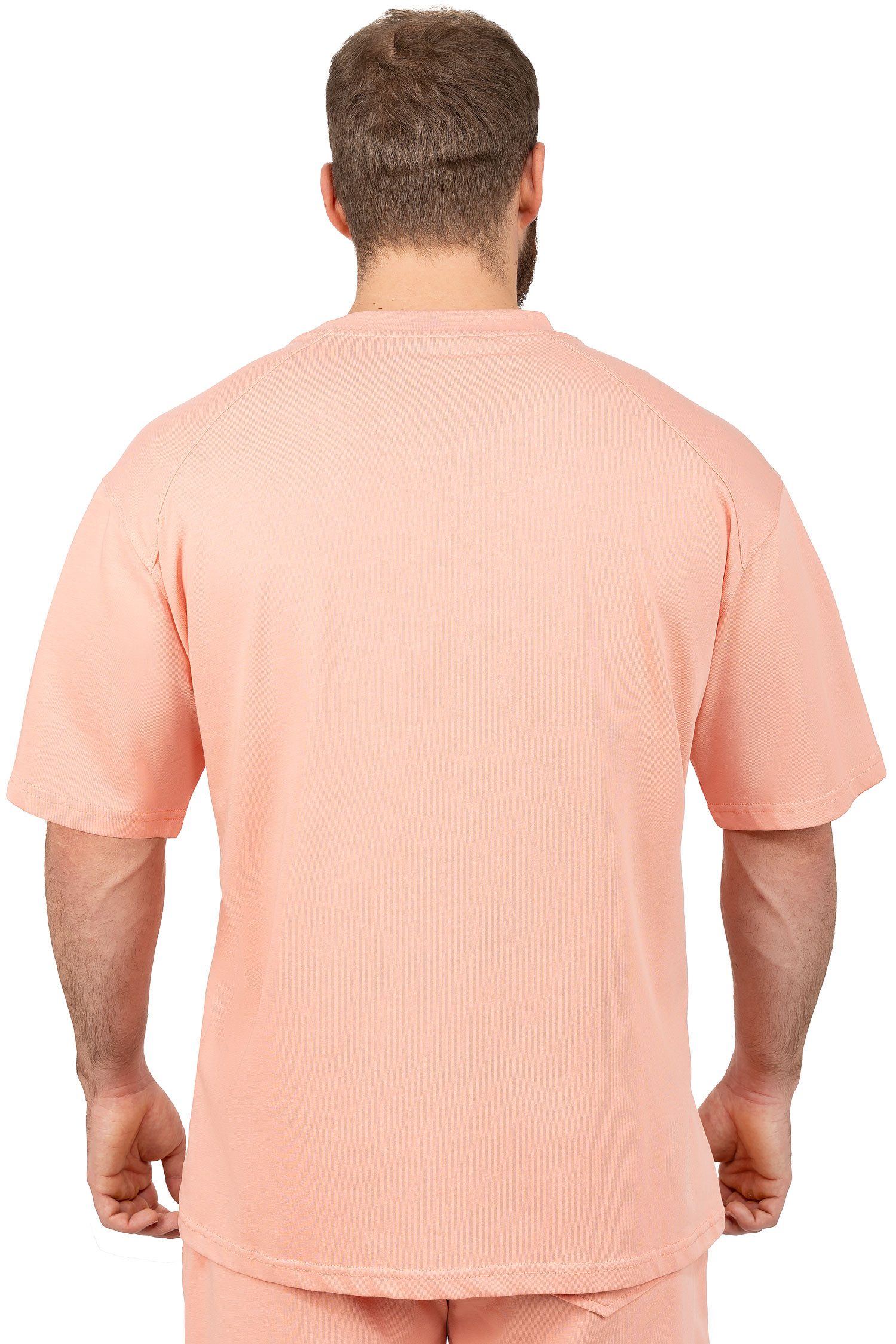 Reichstadt Trainingsshirt Herren Oversized Kurzes Hemd 22RS033 in kräftigen Farben