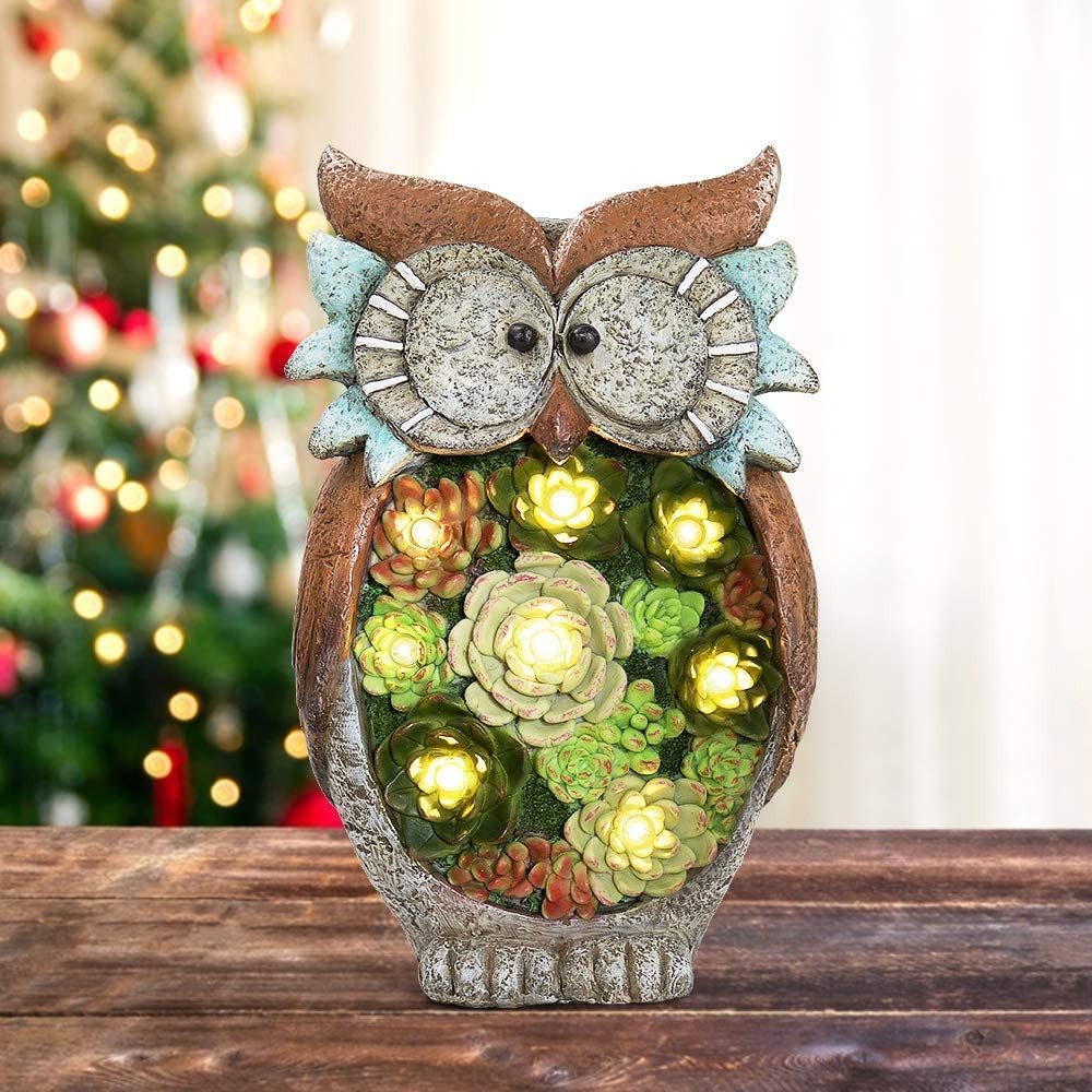 MUPOO Gartenfigur LED Dekofigur Solar Garten günstig online kaufen