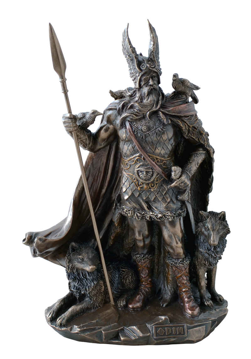 Vogler direct Gmbh Dekofigur Odin der Allvater, germanischer Gott by Veronese, von Hand bronziert