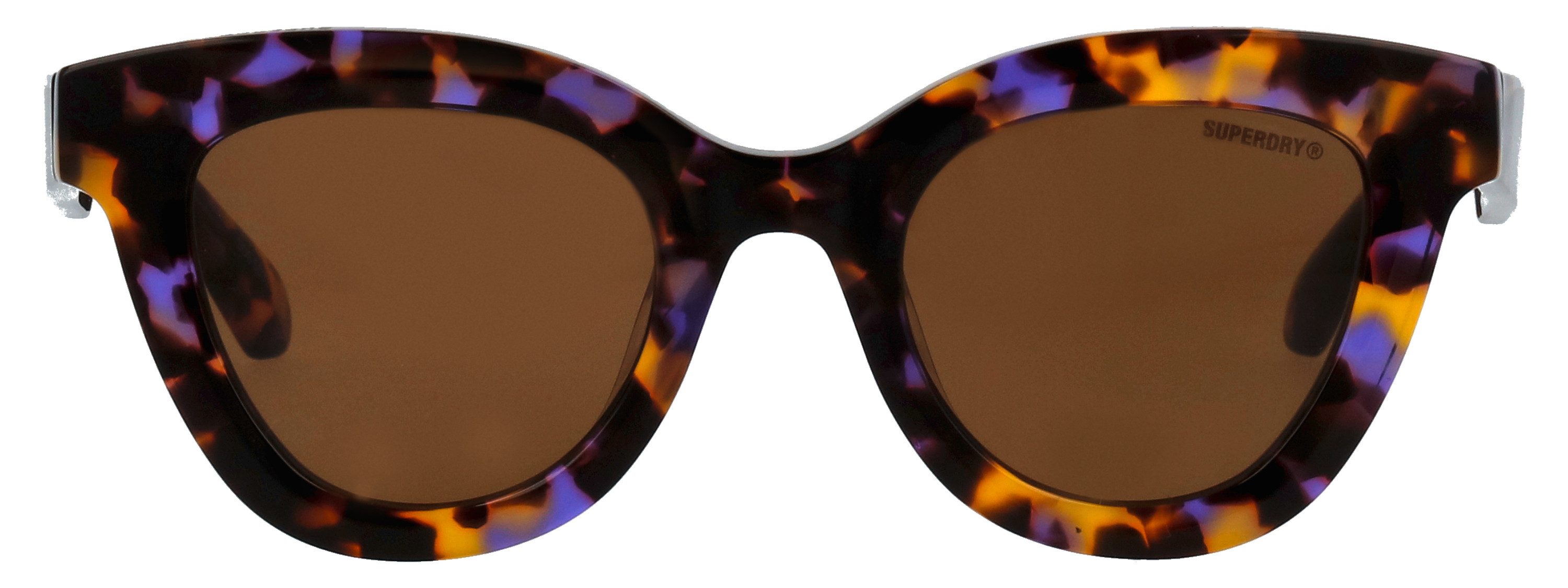 Superdry Sonnenbrille Modell 996096 Form CatEye, Logoschriftzug auf Bügel, Kunststofffassung