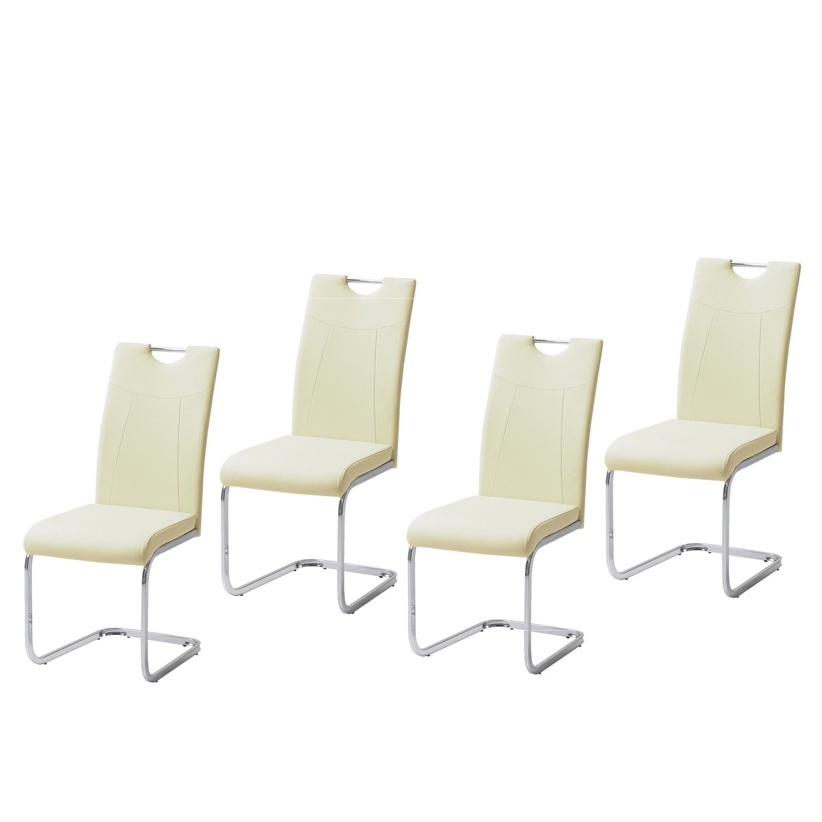 HTI-Line Freischwinger Schwingstuhl KellyC PU 4er (Set, 4 St), Freischwinge günstig online kaufen