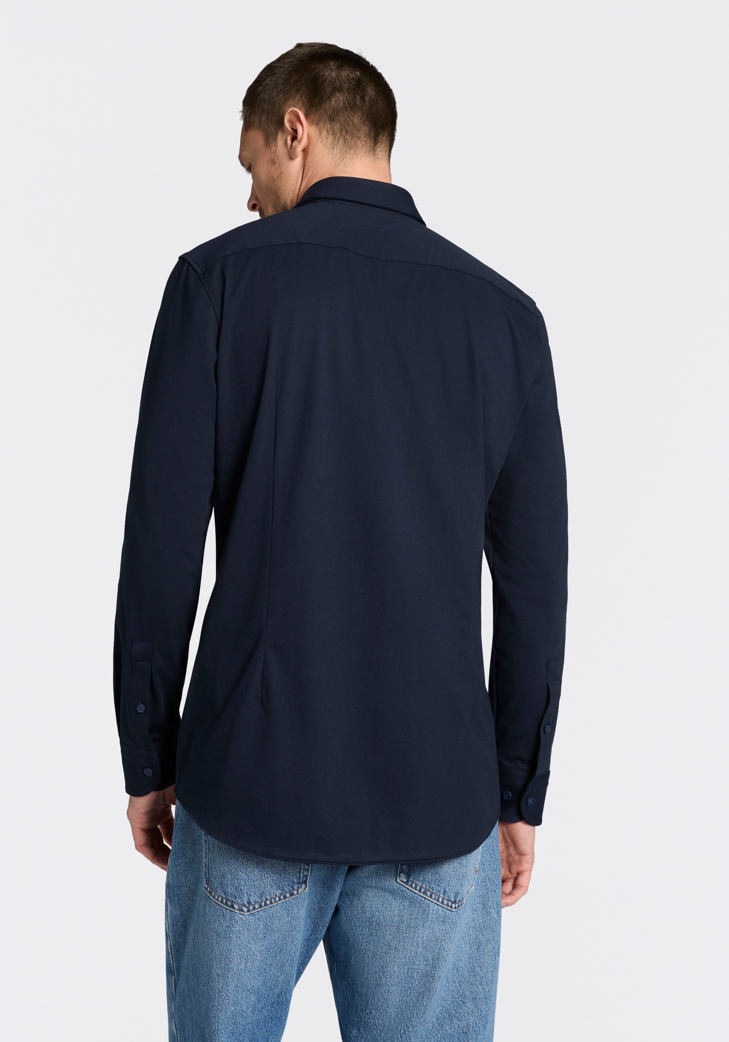 BOSS Businesshemd HANK Kentkragen, Slim Fit, Baumwoll-Mix mit Performance-Stretch