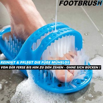 MAVURA Fußbürste FOOTBRUSH Fußwaschbürste Rutschfeste Dusch-Fußbürste Reinigung Massage, für Füße Fußpflege Bürste Fußmassage Hornhautentferner Feile Bimsstein