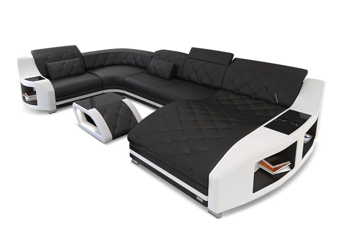 Sofa Dreams Wohnlandschaft Sofa Leder Swing günstig online kaufen