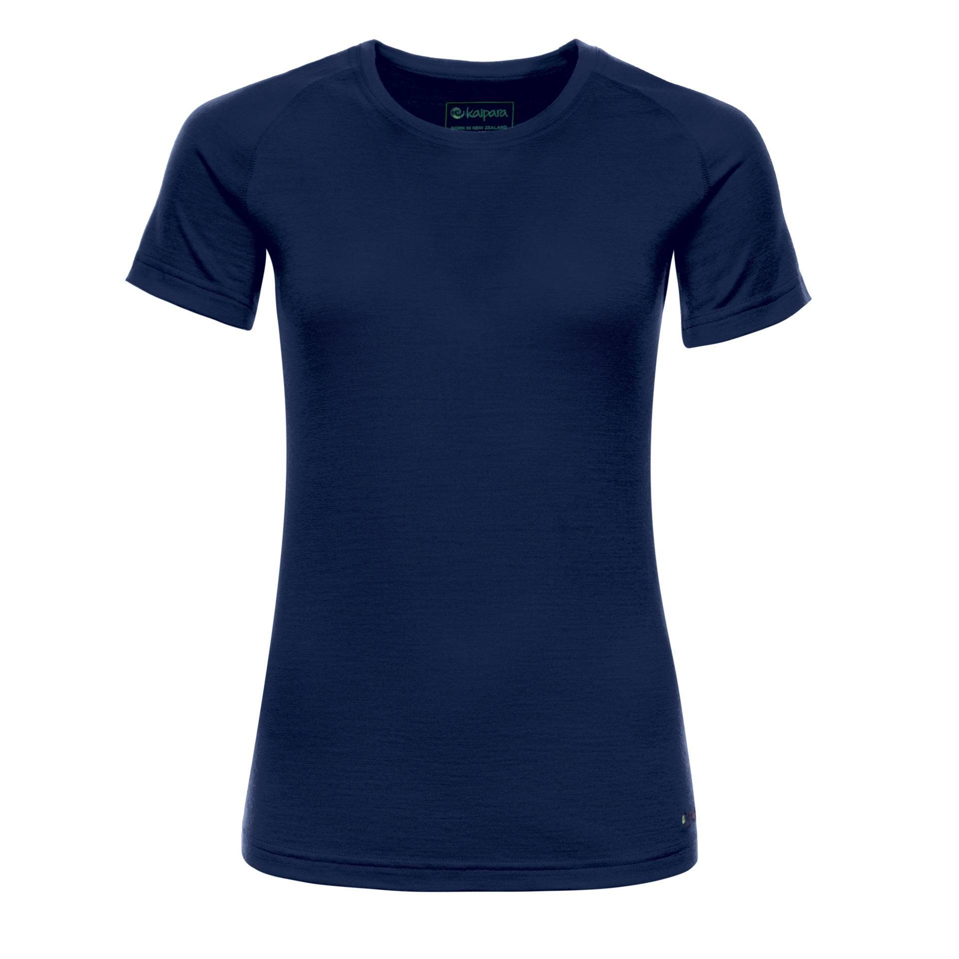 Germany Raglan aus Merinowolle warm Unterhemd Made Kaipara - Blau Slimfit Sportswear Damen-Unterhemd in (1-St) Merino Merino 200g Kurzarm reiner