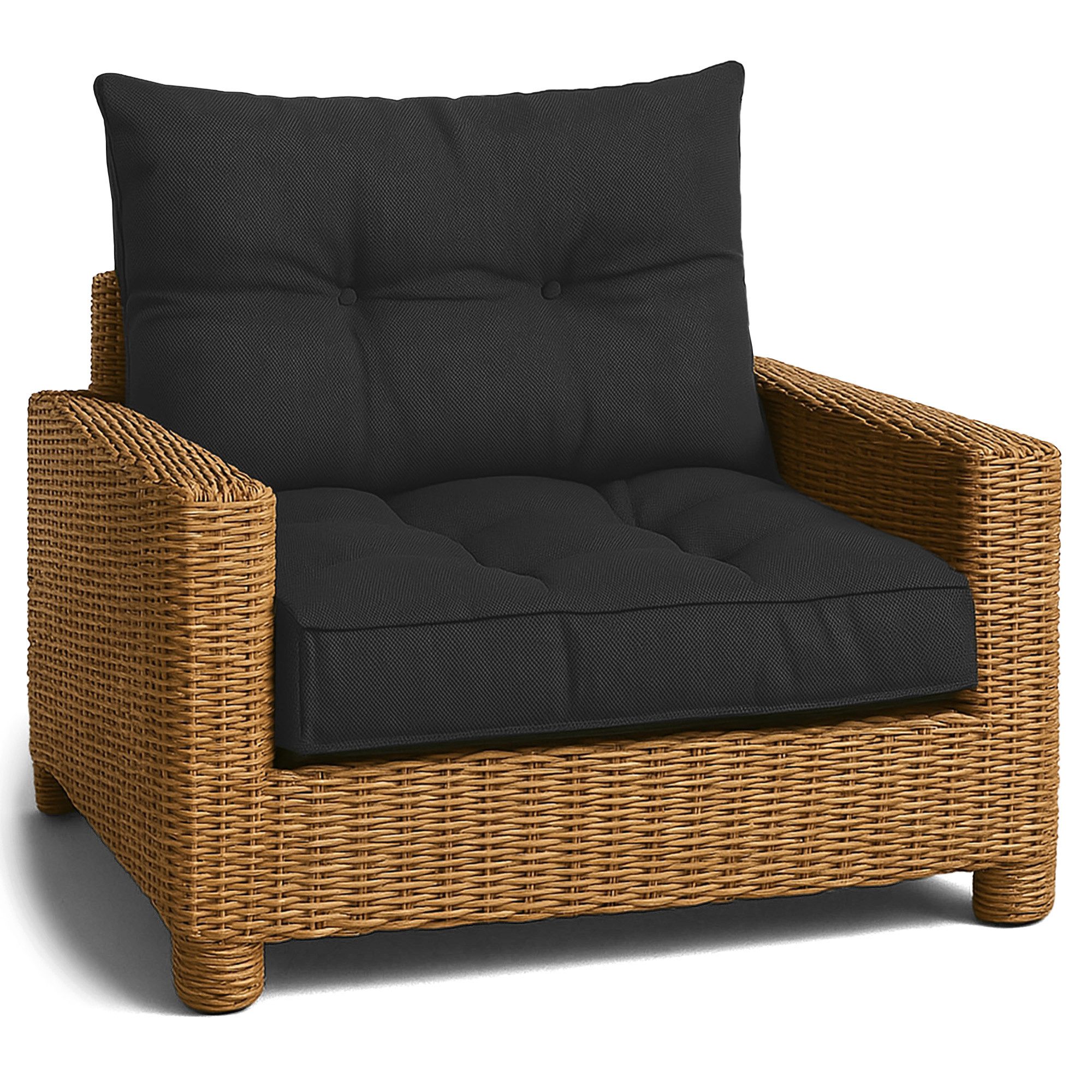 Sitzkissen Polster für Gartenmöbel - Lounge Kissen Outdoor