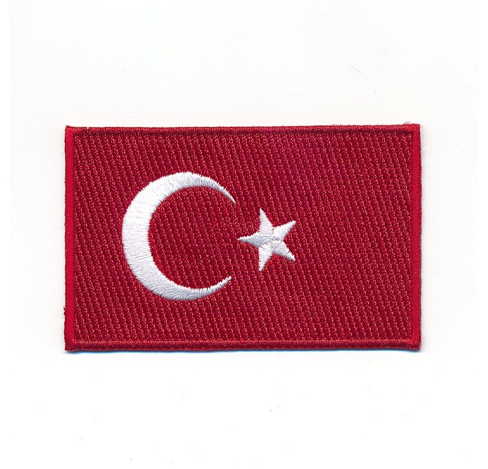 Thumbnail - hegibaer Aufnäher 4 Türkei Flaggen Türkiye Flags Ankara Patch Aufnäher Aufbügler 1279, (Türkei, 4-tlg), 4 Verschiedene G...