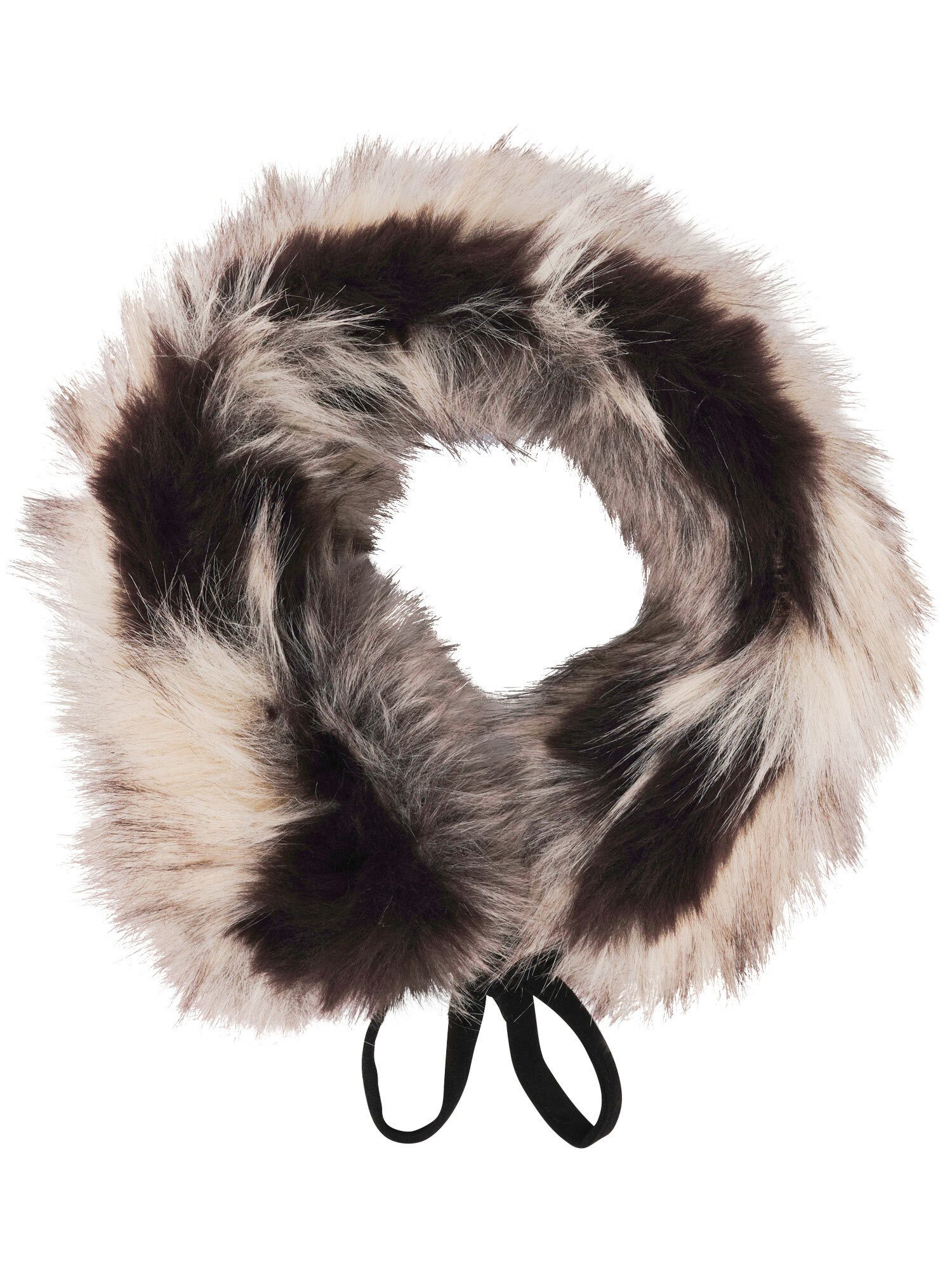 Loevenich Modeschal Loevenich Fake Fur Kragen in Patchwork-Optik