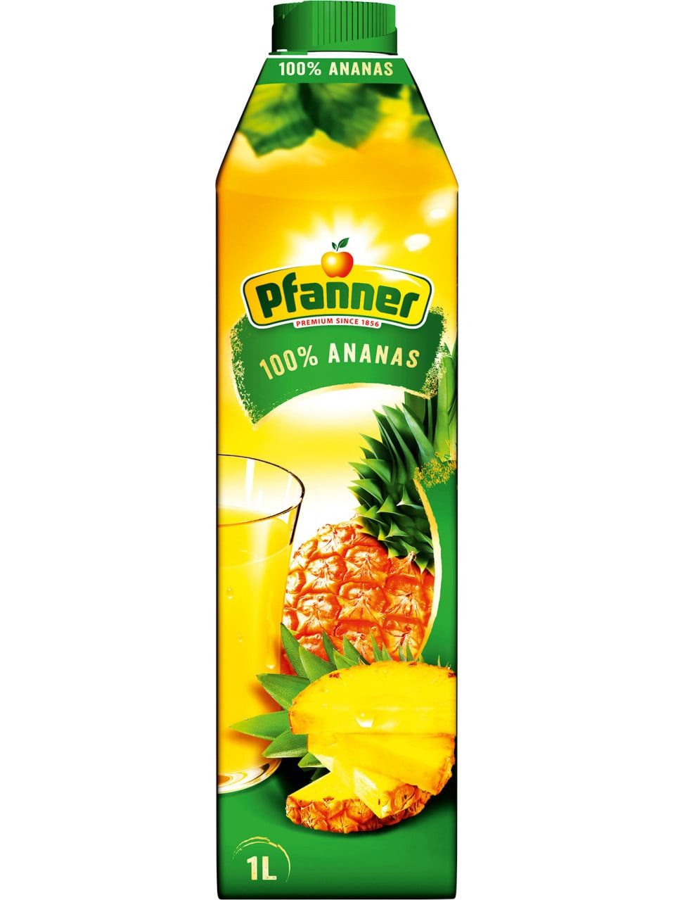 Pfanner Weinglas Pfanner Saft Ananassaft 100% 1 l