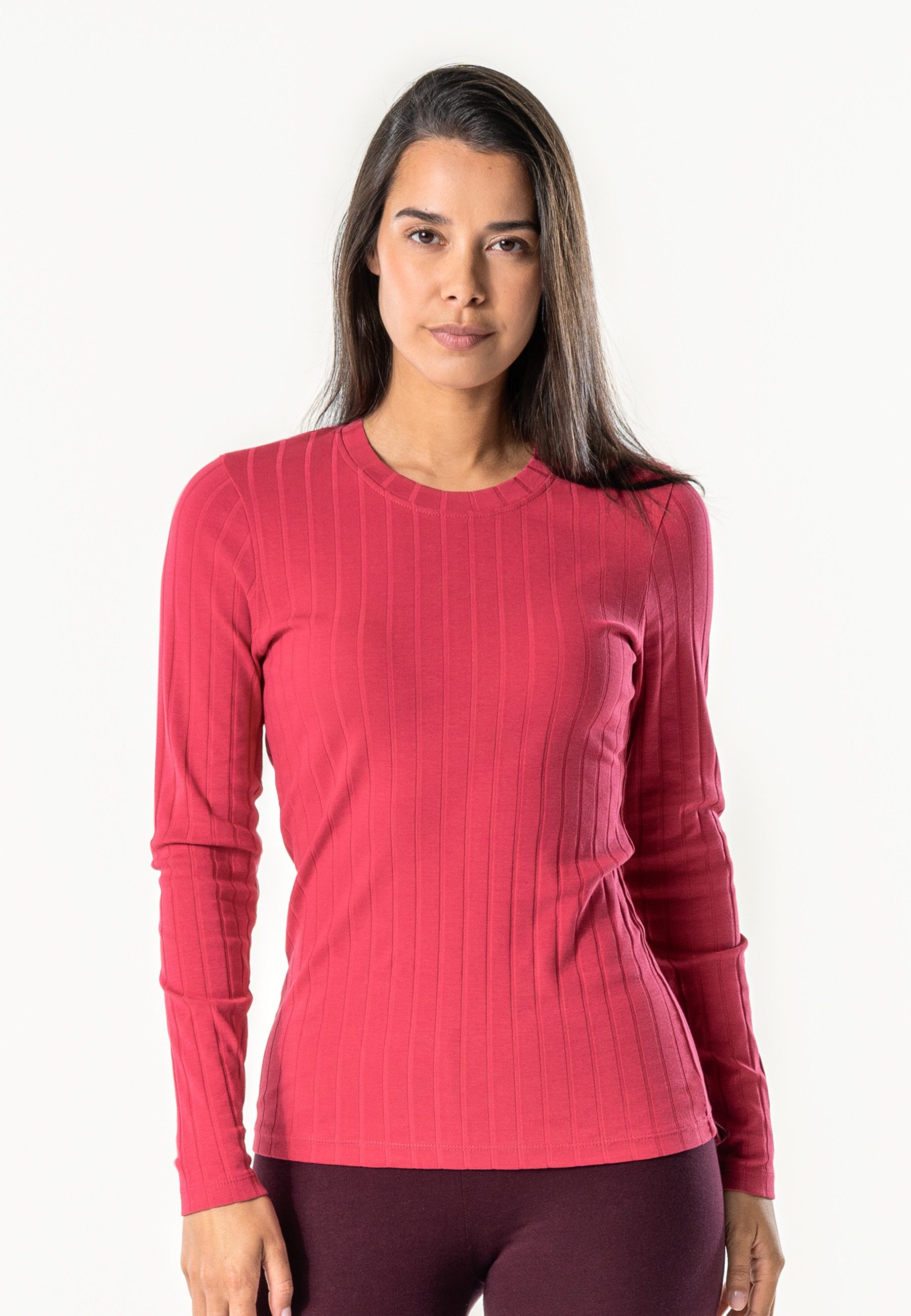 LIVING CRAFTS Langarmshirt SAPHIRA GOTS zertifiziert