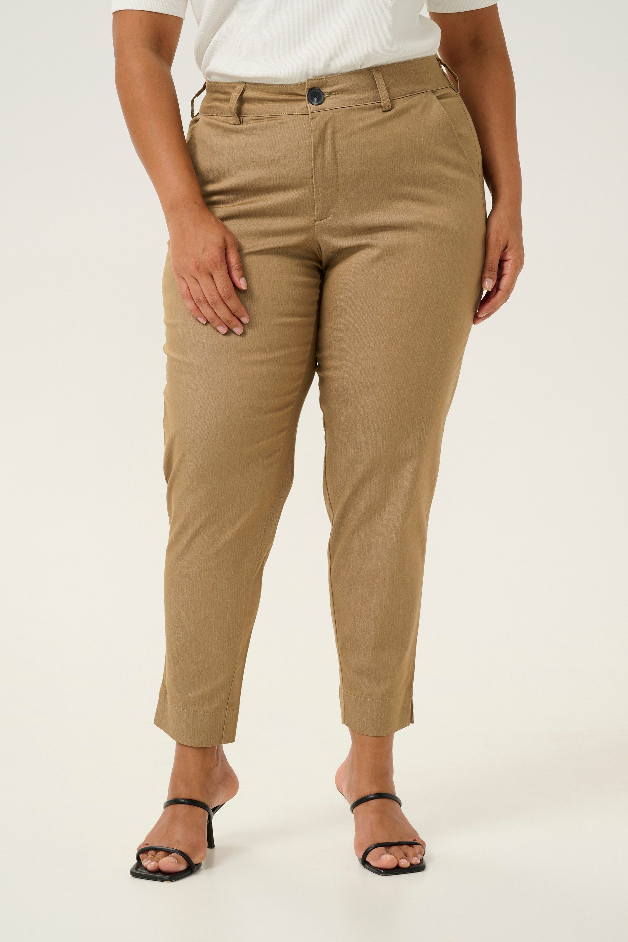 KAFFE Curve Stoffhose Casual Hose KCleana Große Größen