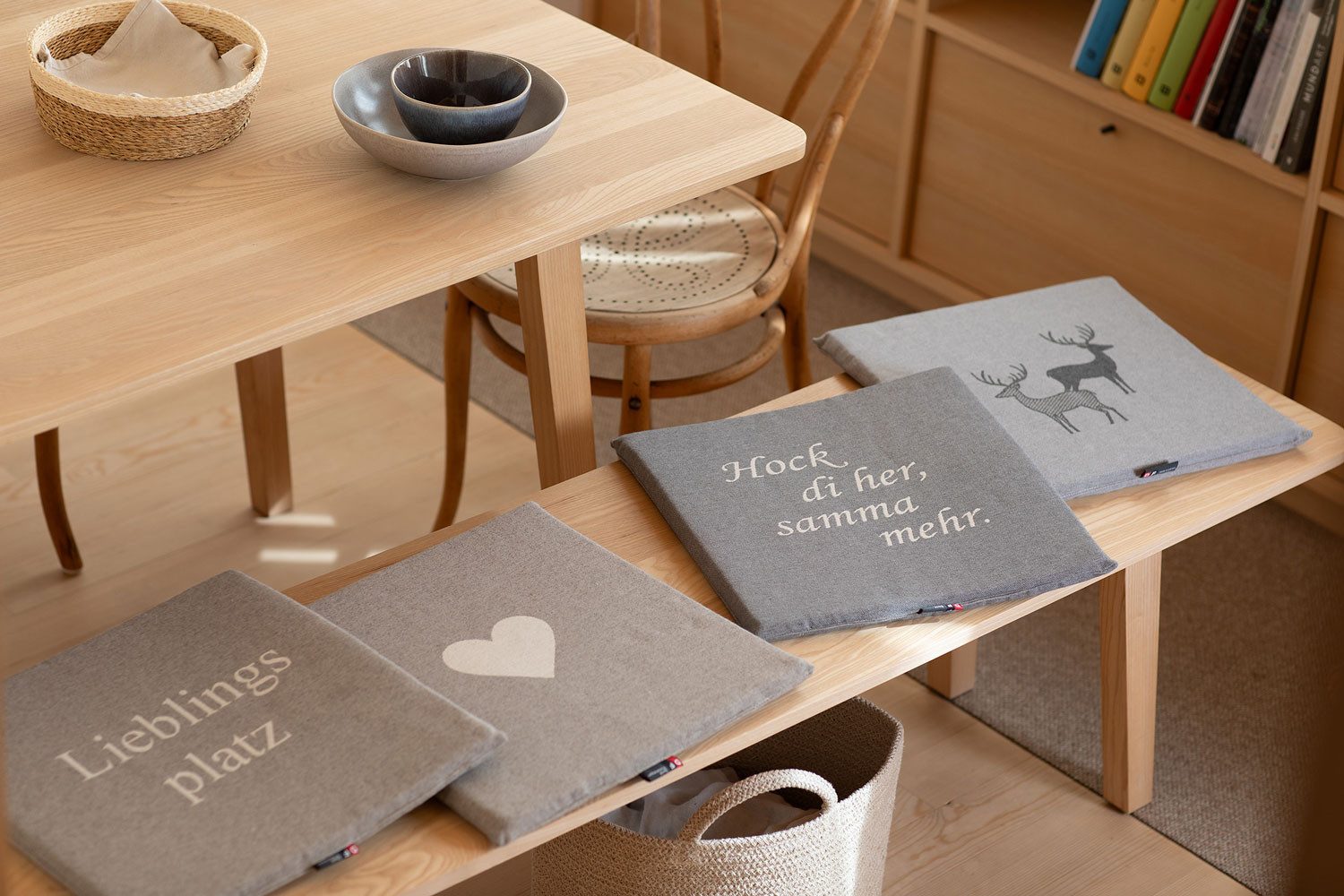 DAVID FUSSENEGGER Sitzkissen Porto 40 x 40 cm