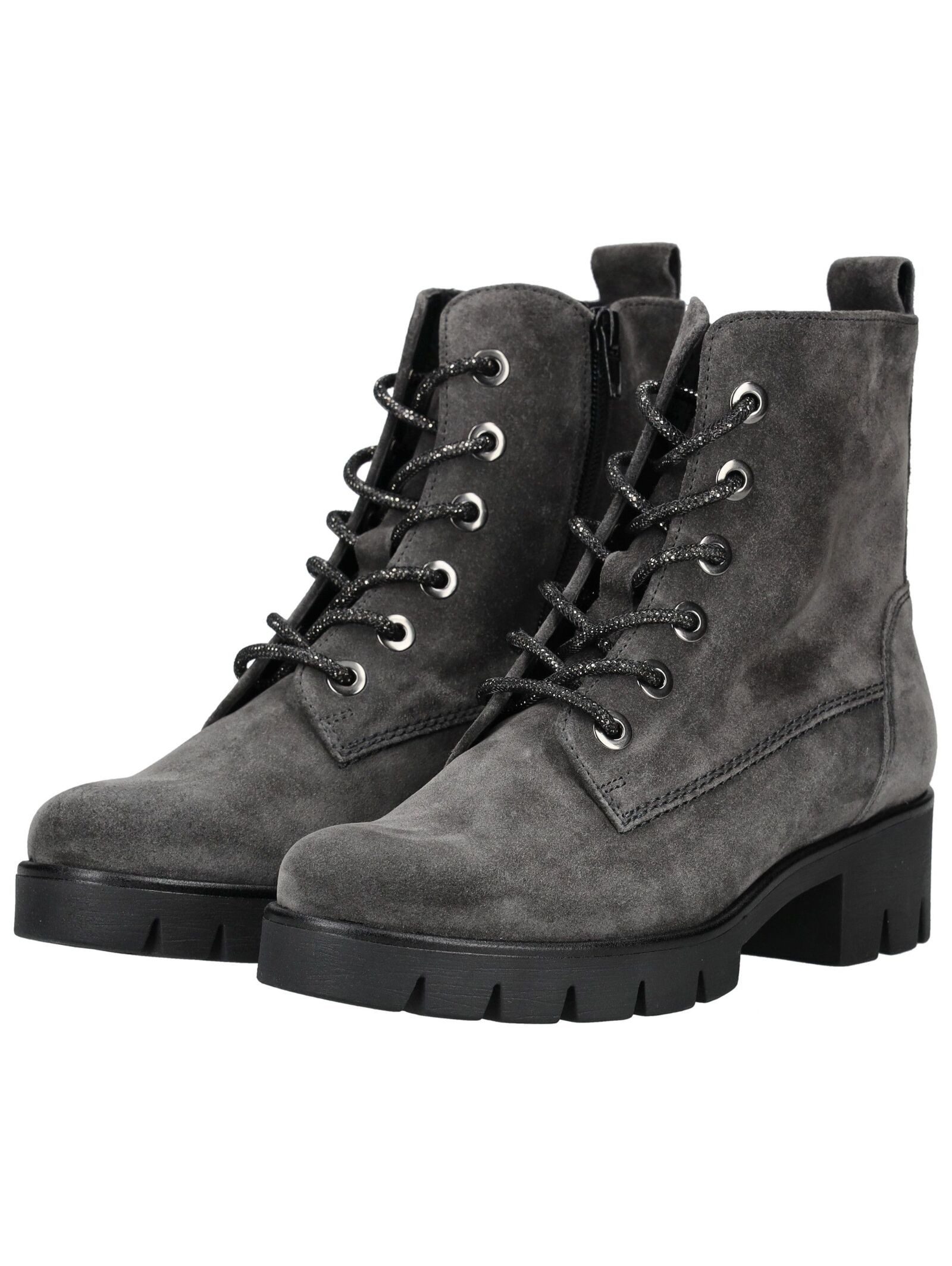 Gabor Gabor Stiefelette Veloursleder Schnürstiefelette