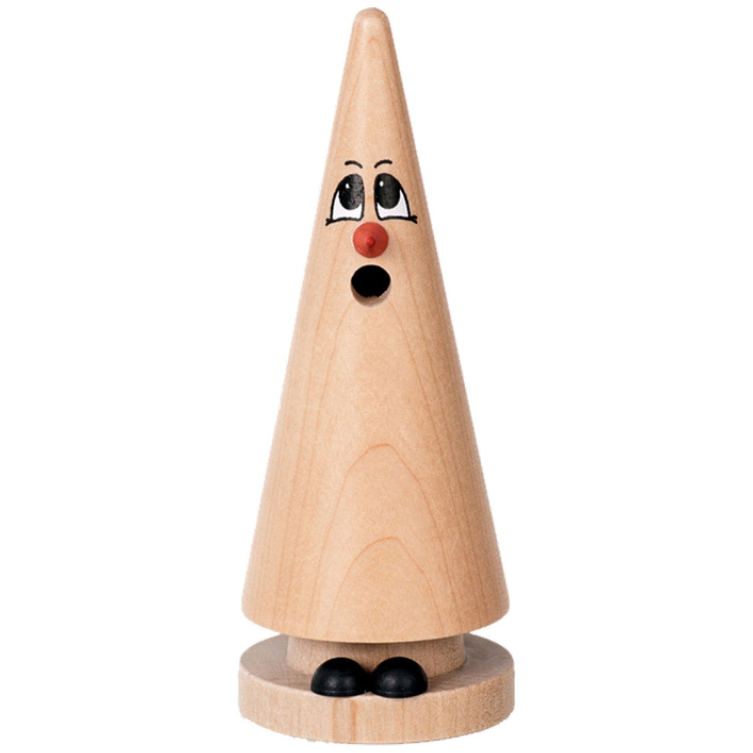 Crottendorfer Räuchermännchen Räucherkerzen Set Ziegenbein Heidi Honig + Waldhonig 24 Kegel, (2 St), Original Erzgebirge Holzkunst, 13cm hoch