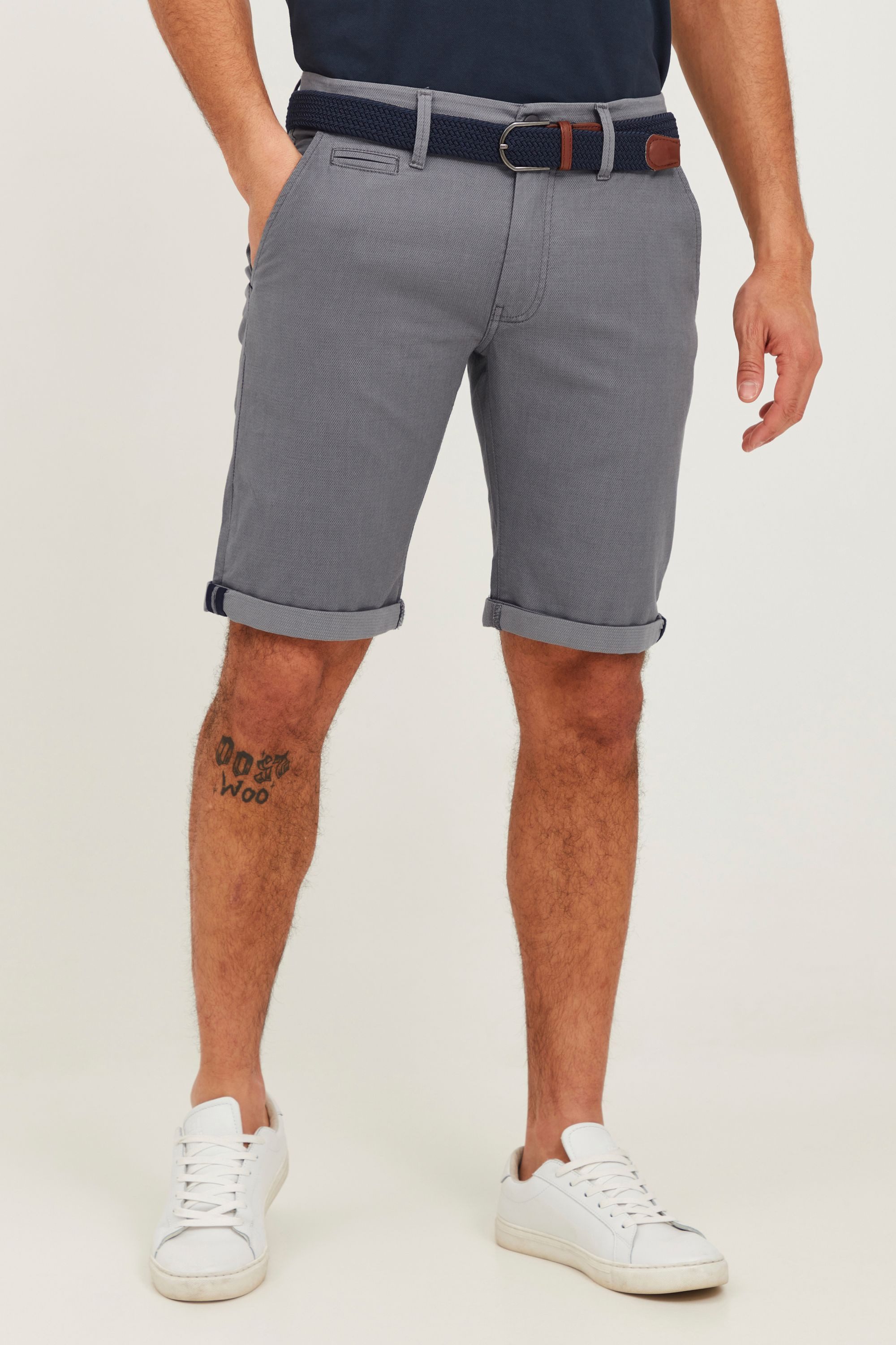 Indicode Chinoshorts IDFigno Chinoshorts mit Gürtel günstig online kaufen