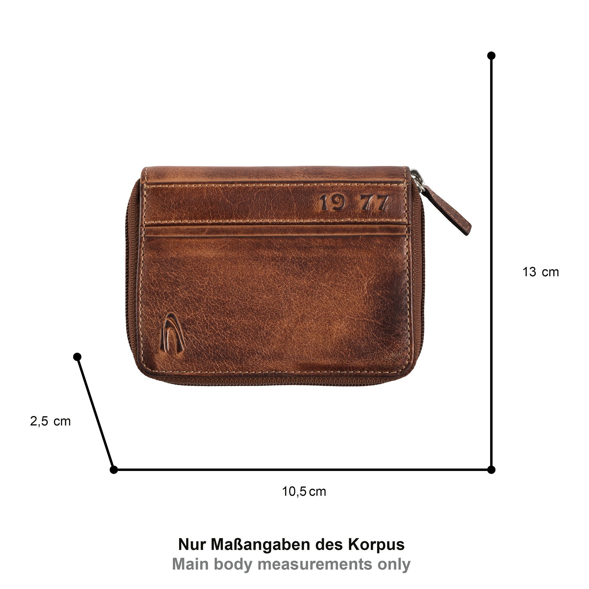 camel active Geldbörse Melbourne, aus hochwertigem Rindsleder mit kernigen günstig online kaufen