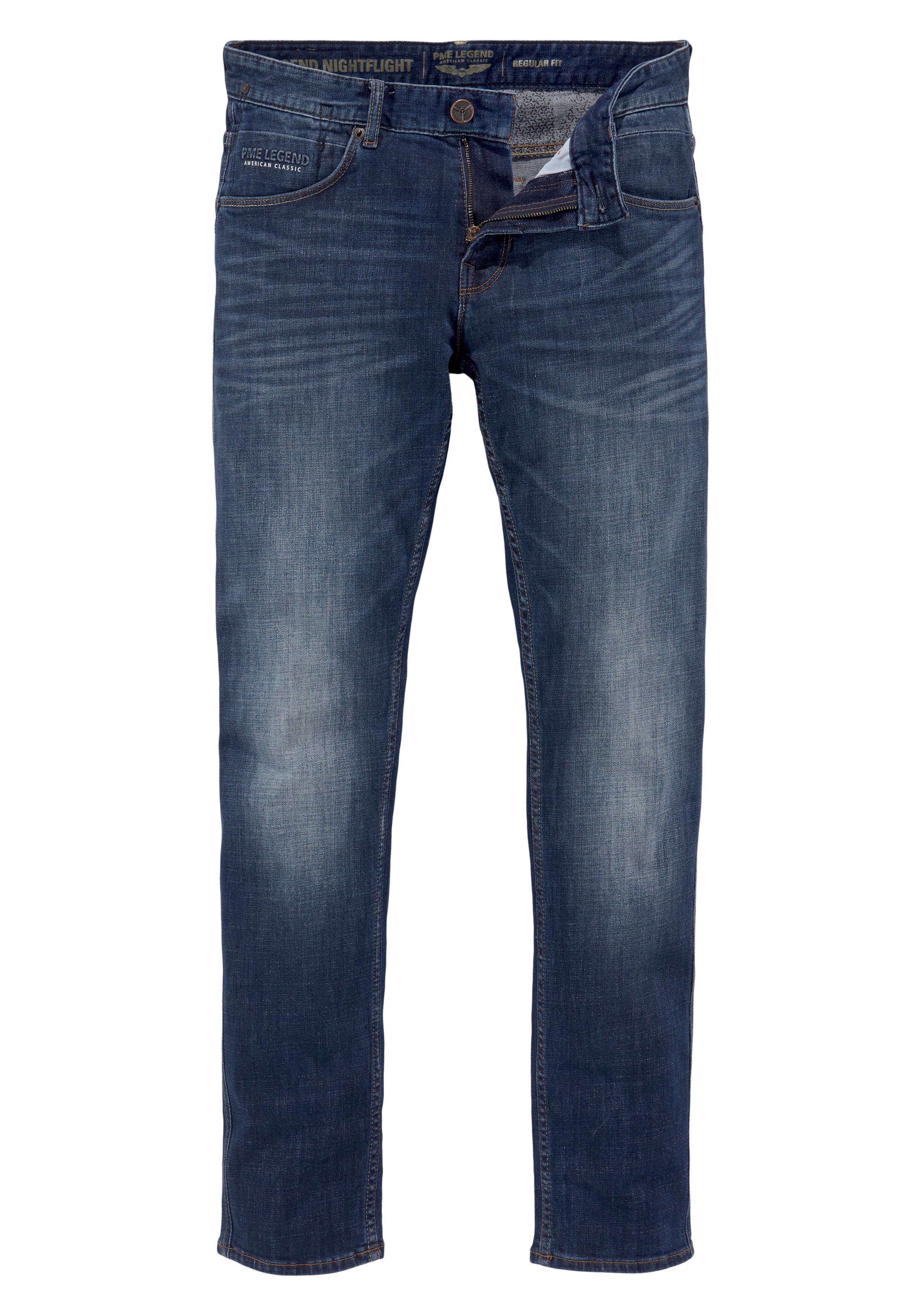 blau Legend Nightflight LEGEND PME Regular-fit-Jeans