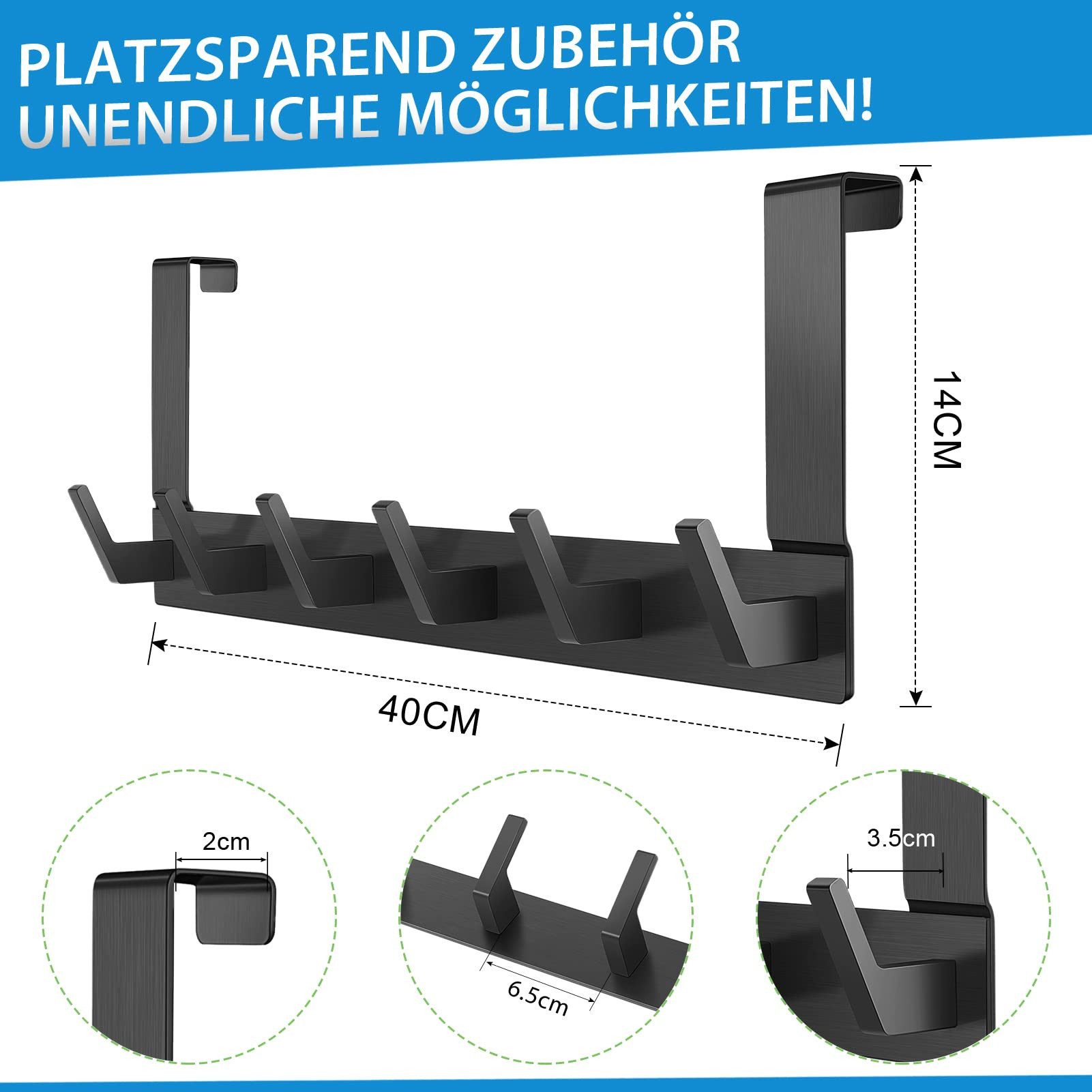 SURFOU Türhaken Kleiderhaken Tür Türhaken zum günstig online kaufen