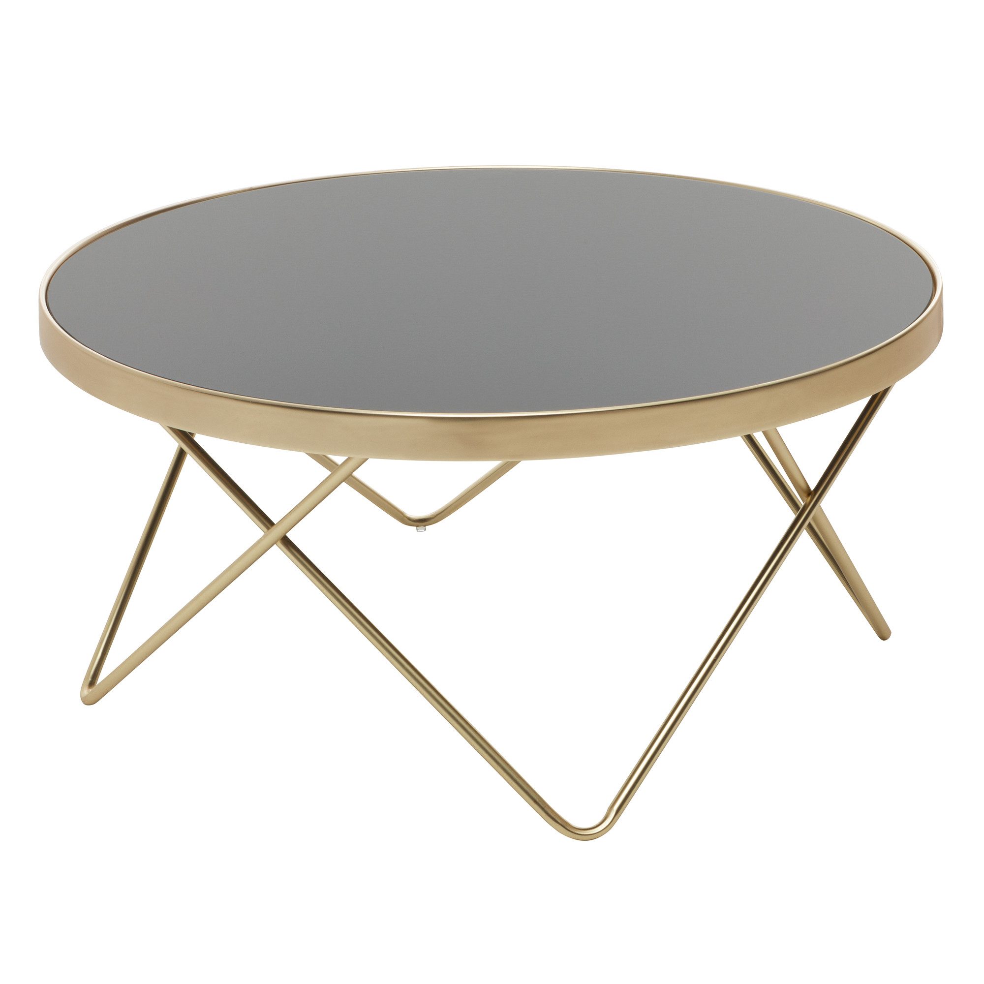 FINEBUY Couchtisch FB49708 (82 cm Schwarz günstig online kaufen