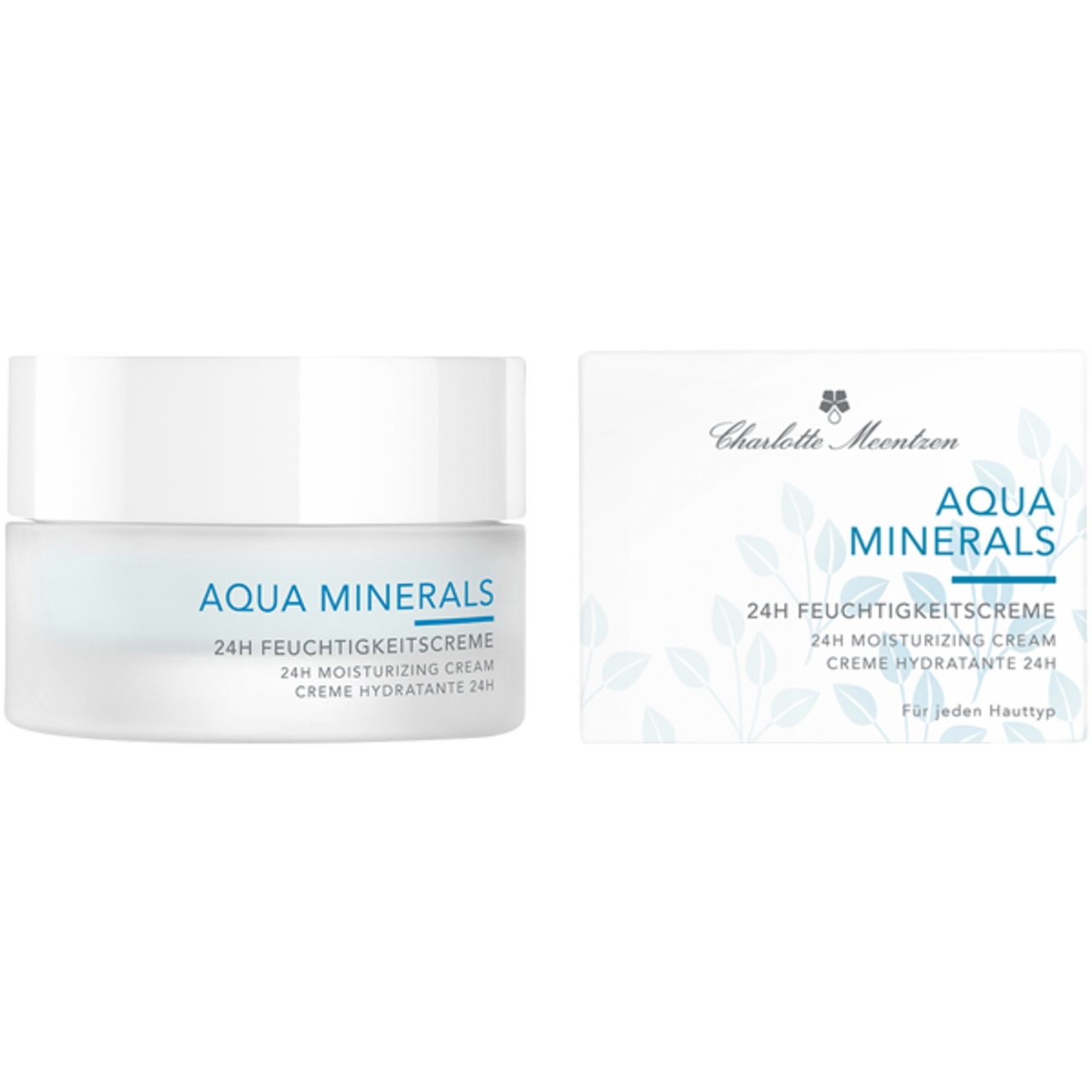 Charlotte Meentzen Nachtcreme Aqua Minerals 24H Feuchtigkeitscreme, Alle Hauttypen