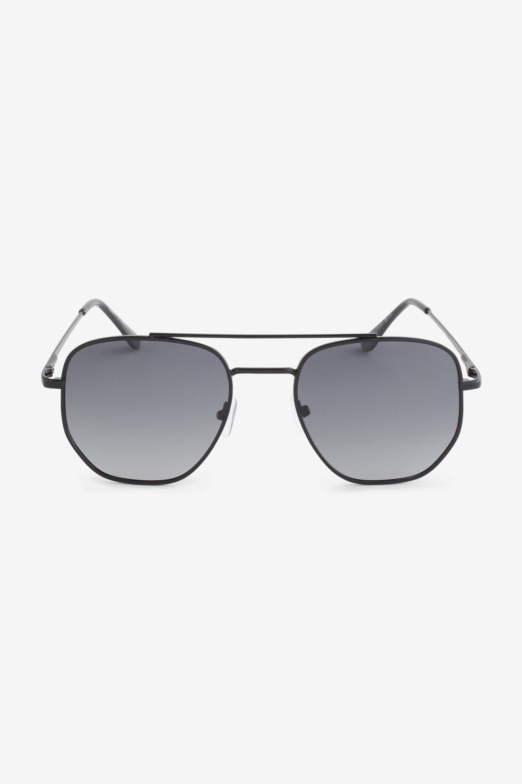 Next Pilotenbrille (1-St) Entspiegelte Sechseck-Sonnenbrille