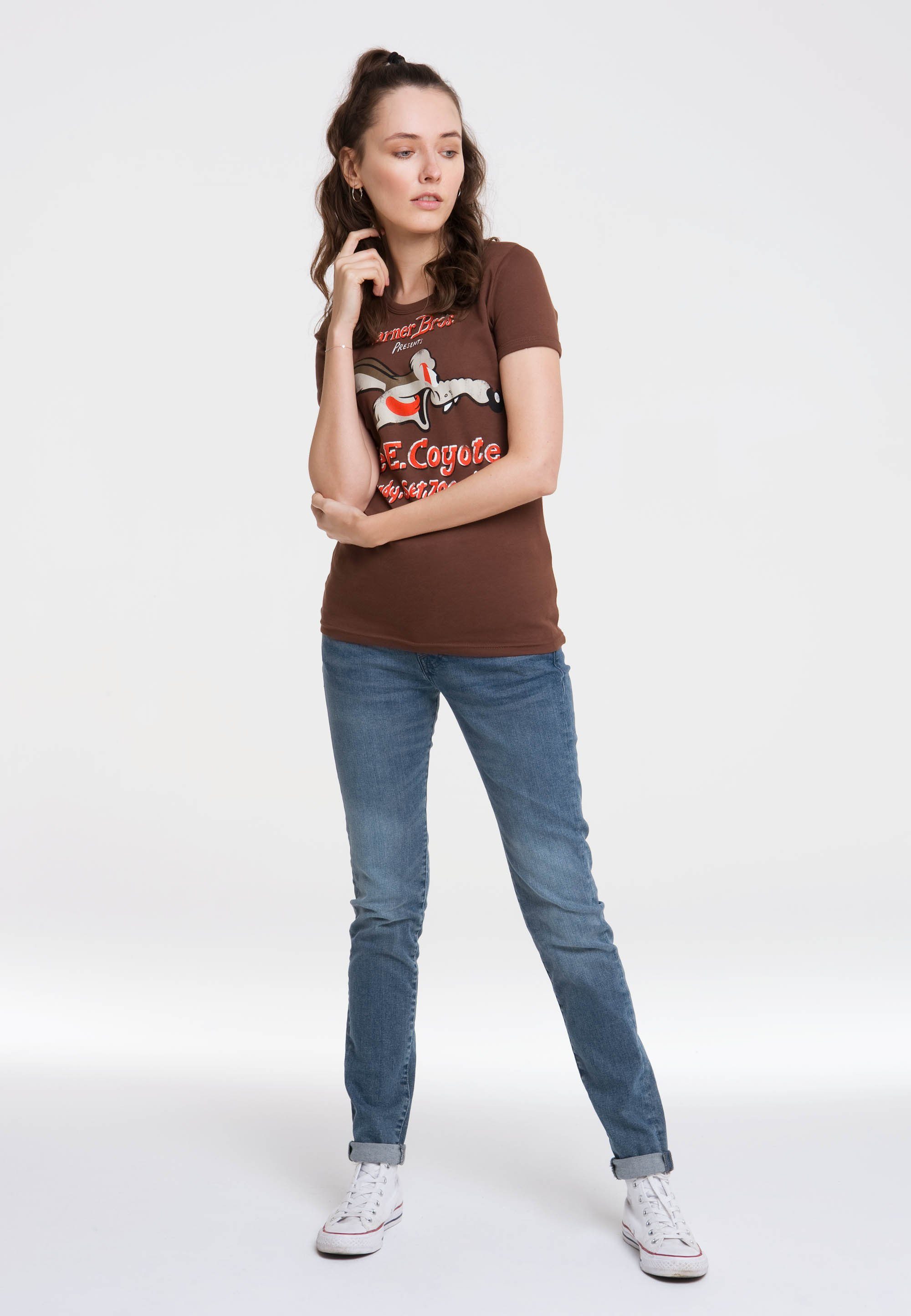 LOGOSHIRT T-Shirt Looney Tunes mit lizenziertem Originaldesign