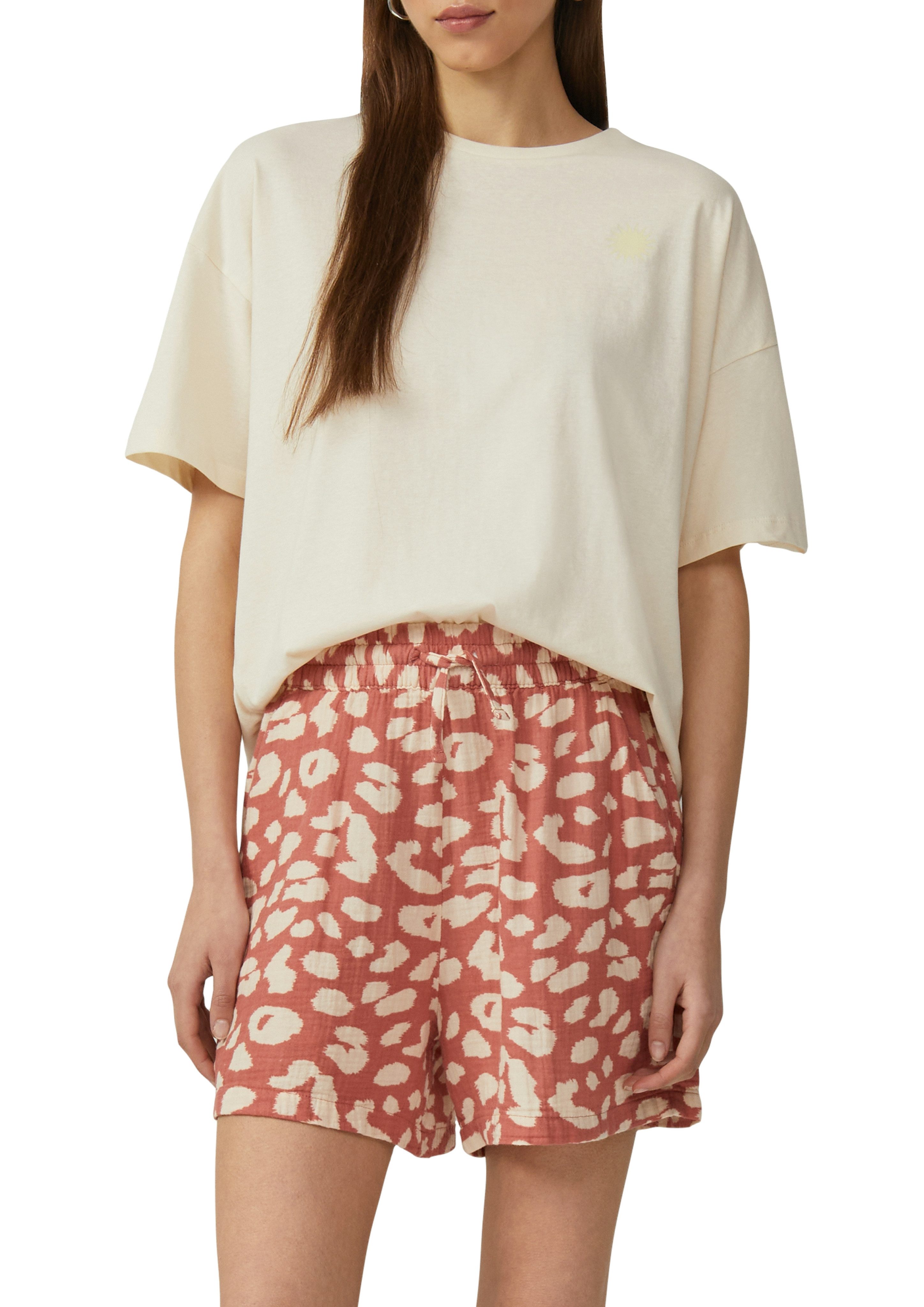 QS T-Shirt mit Rückenprint günstig online kaufen