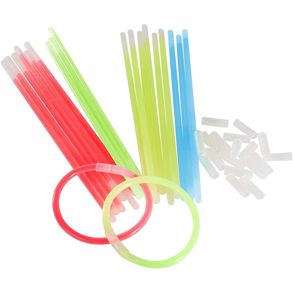 PLANTIN Knicklicht Glow Stick Slim, 20 cm, 100 Stück, inkl. Verbindungsstücke, für Party