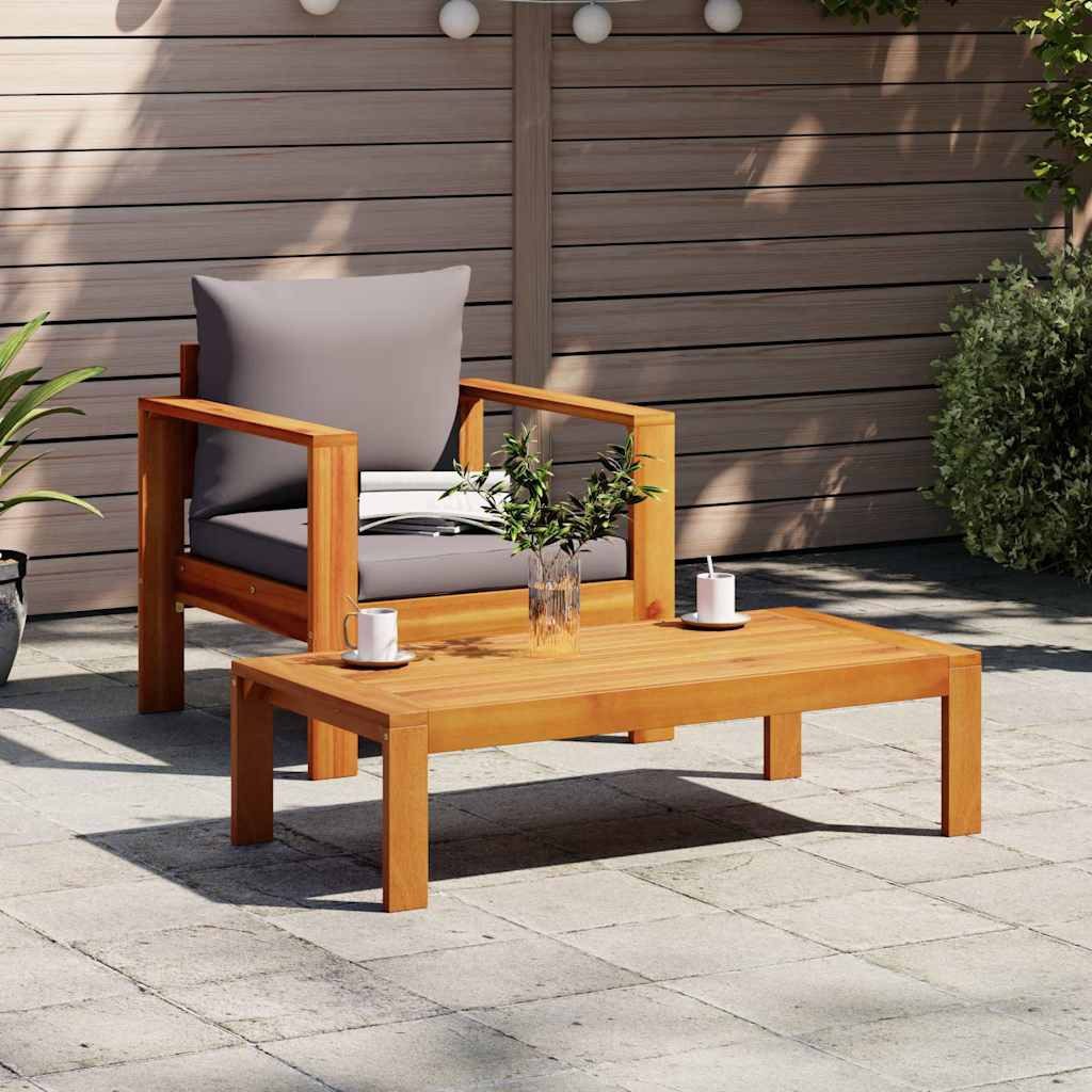 vidaXL Sofaelement Gartensessel mit Kissen Massivholz günstig online kaufen