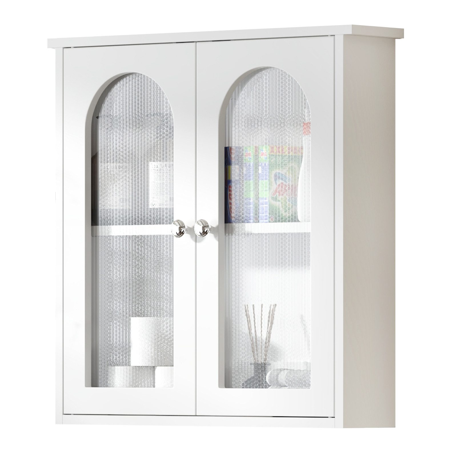 radelldar Hängeschrank mit 2 Fächern und 2 Tür,multifunktionaler Badschrank günstig online kaufen