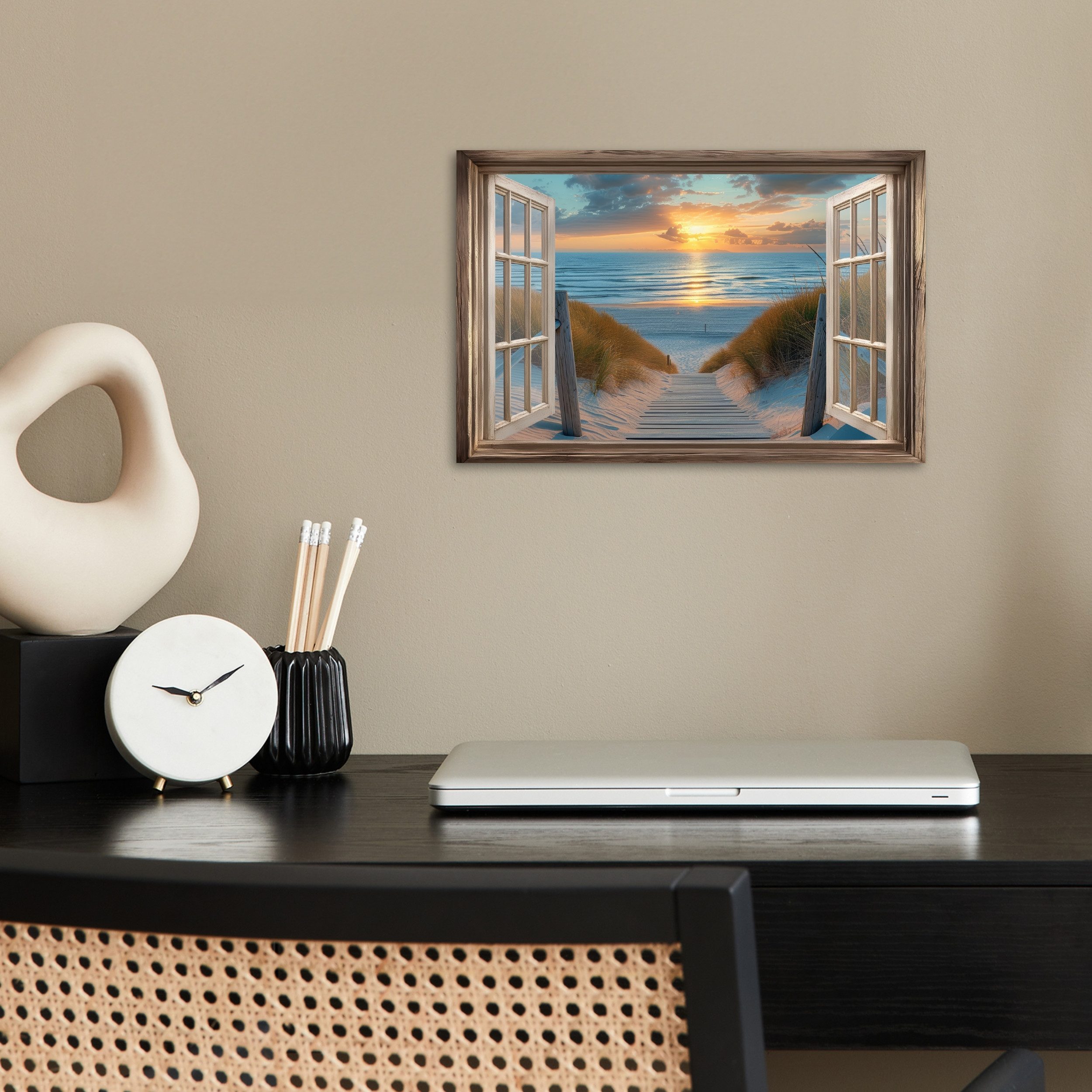 MuchoWow Poster Durchblick - Strand - günstig online kaufen