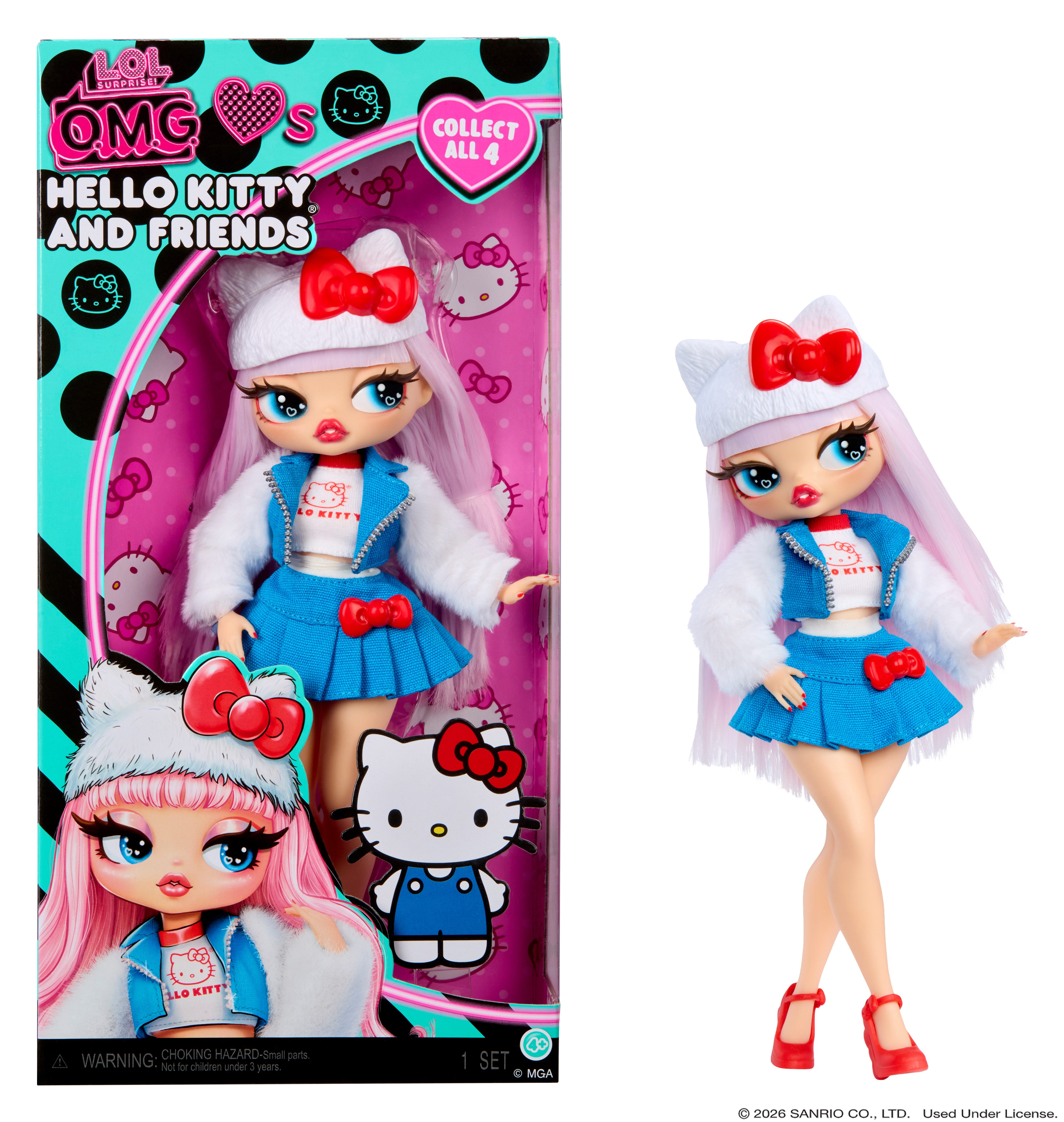 L.O.L. SURPRISE! Anziehpuppe L.O.L. Surprise OMG Loves Hello Kitty & Friends - Hello Kitty