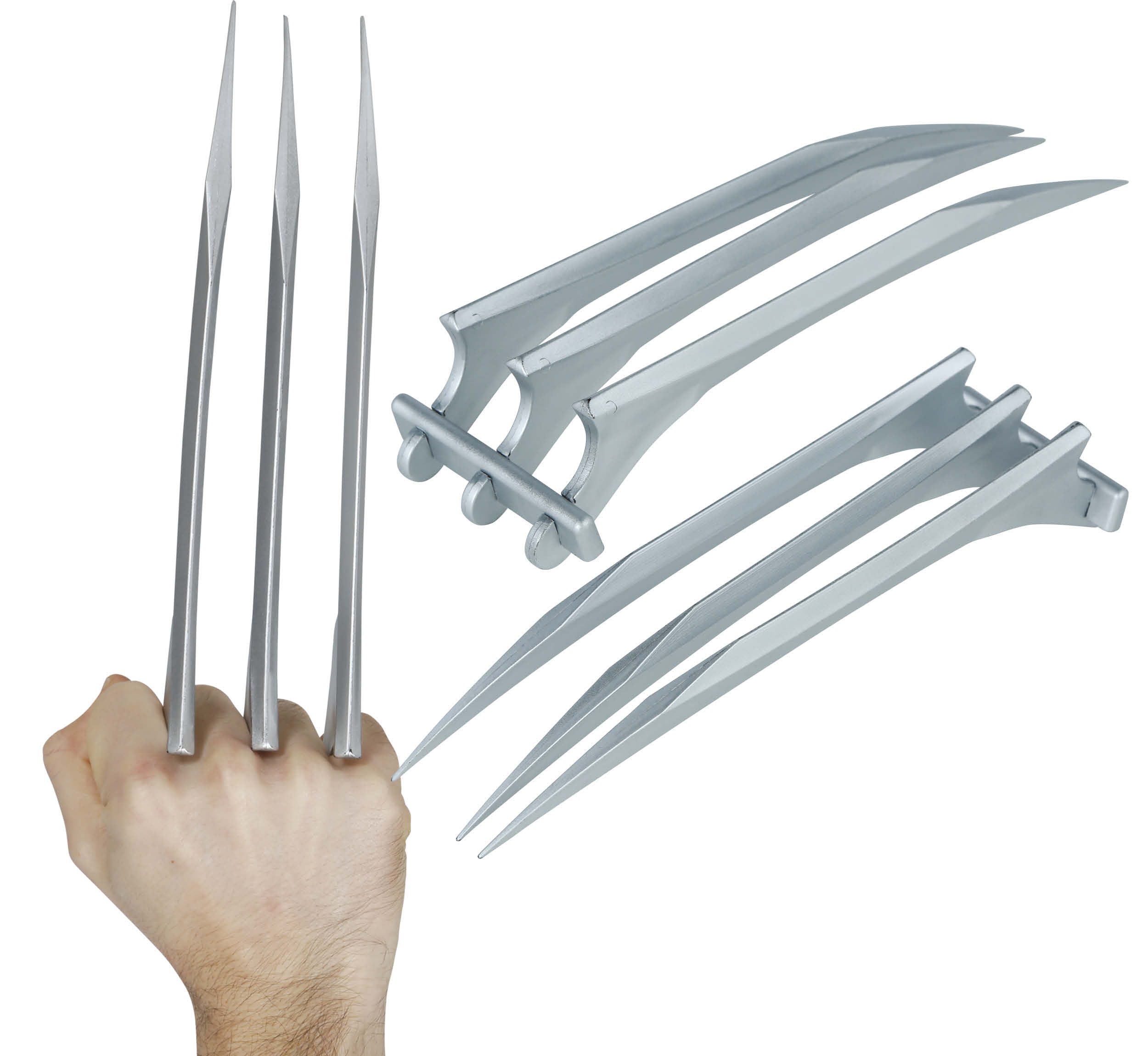 Fiestas Guirca Kostüm, Superhelden Klingen Ninja Krallen Abenteuerfigur Halloween Kostüm Acc