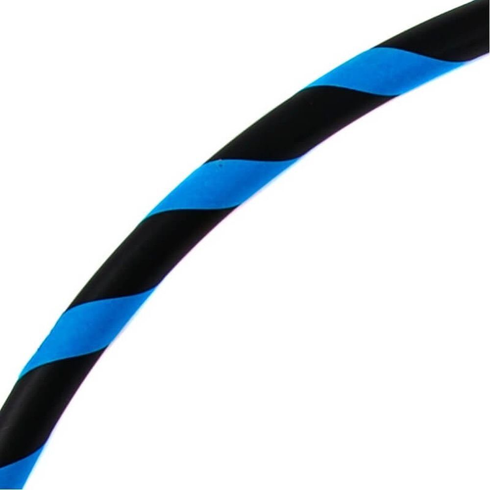 Hoopomania Hula-Hoop-Reifen Faltbarer Anfänger Hoop Hula Neon-Blau Reifen, Ø105cm