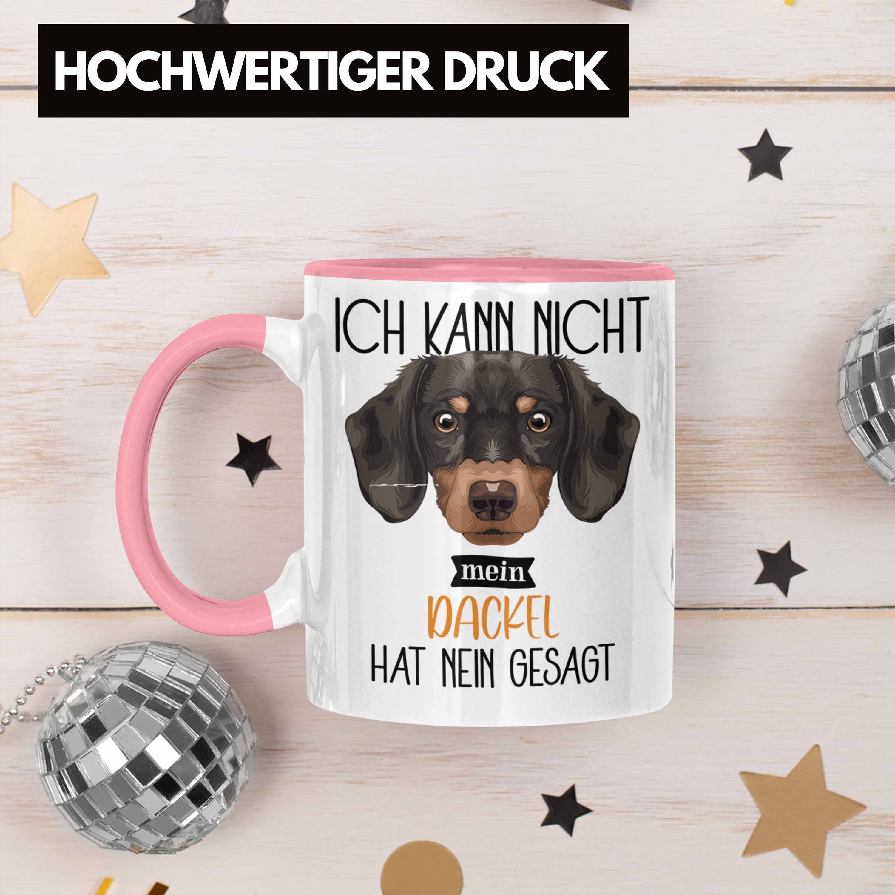 Kann Tasse Ich Trendation Rosa Dackel Besitzer N Spruch Geschenkidee Tasse Lustiger Geschenk