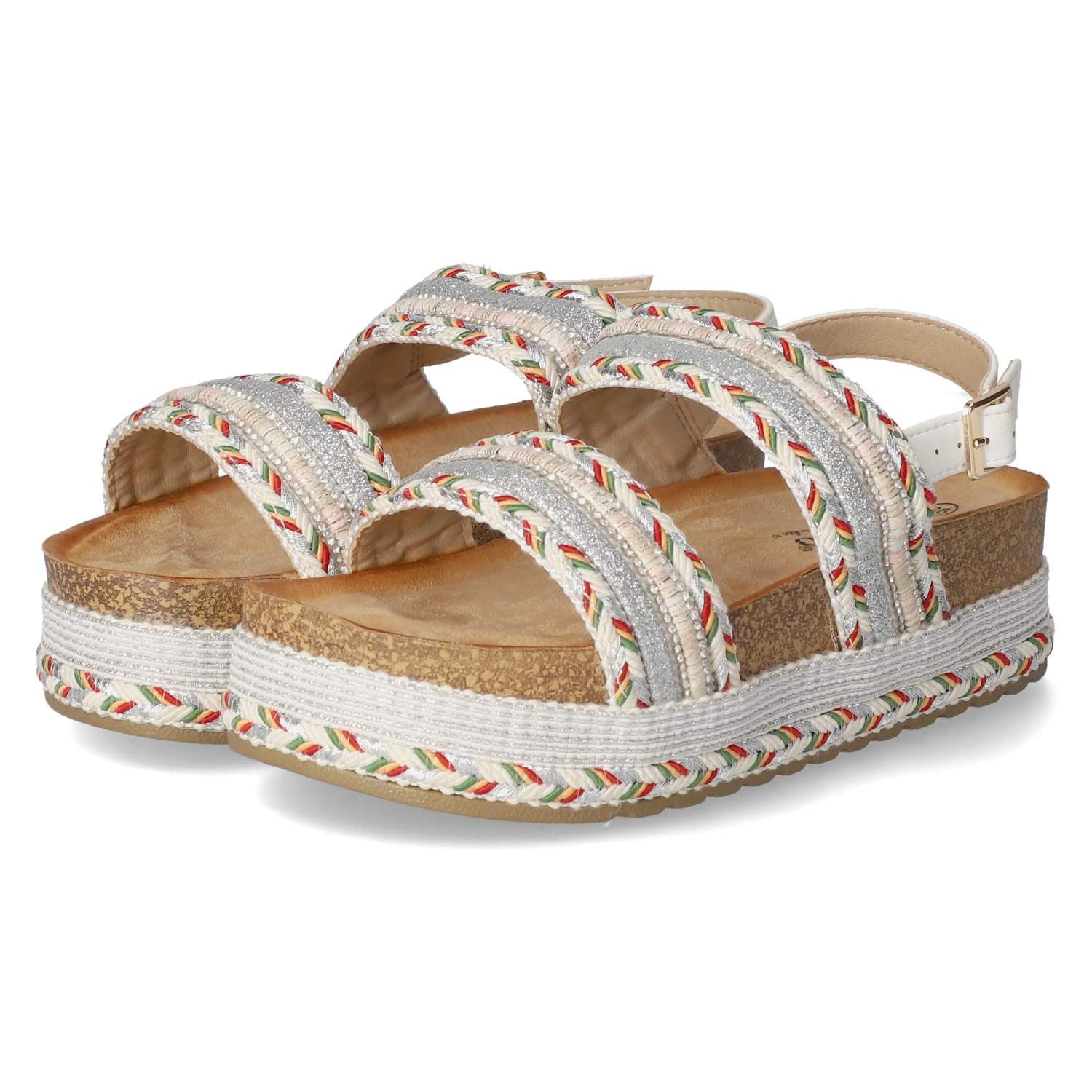 Palado Palado 2WJ1081004-8200 Damen Textil & Synthetik grau Sandalette