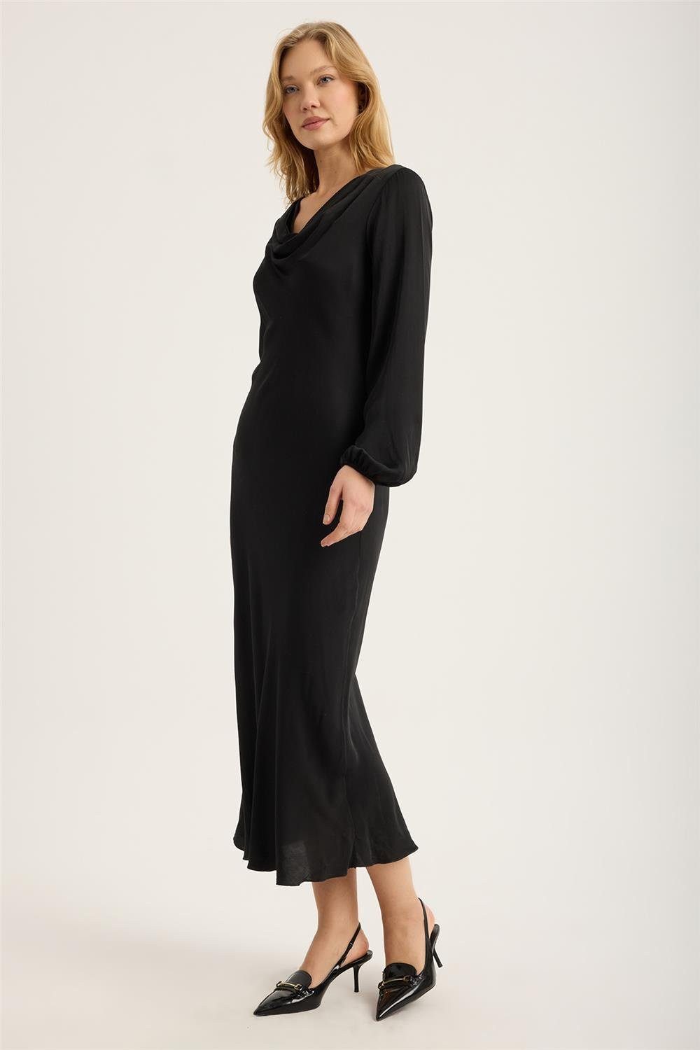 HomeStore Minikleid Langer V-Ausschnitt Kleid günstig online kaufen