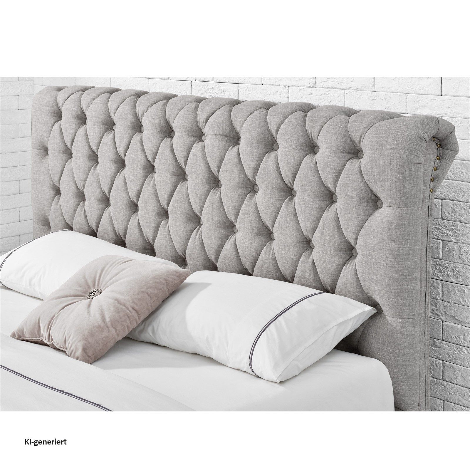 HTI-Line Bett Claire 180 (1 Stück, 1-tlg., 1x Bett Claire 180 mit Lattenrost, ohne Matratze und Dekoration), Doppelbett mit Lattenrost und Schubladen 180 x 200  – Bild 2 von 5