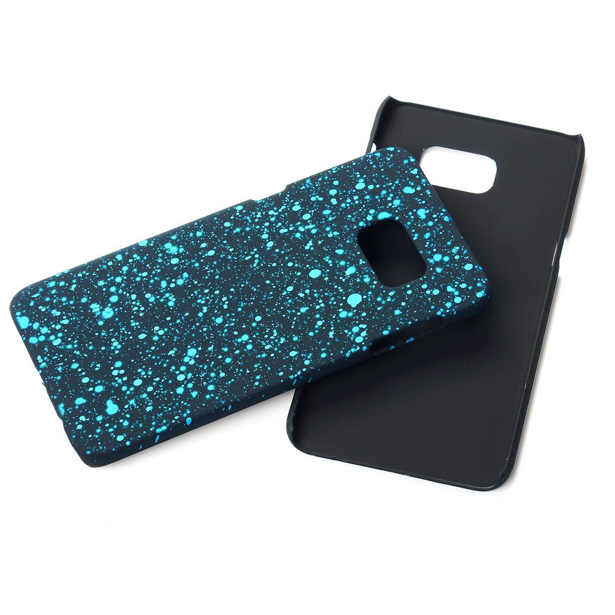 König Design Handyhülle Samsung Galaxy S6 Edge Plus, Samsung Galaxy S6 Edge Plus Handyhülle Backcover Schwarz