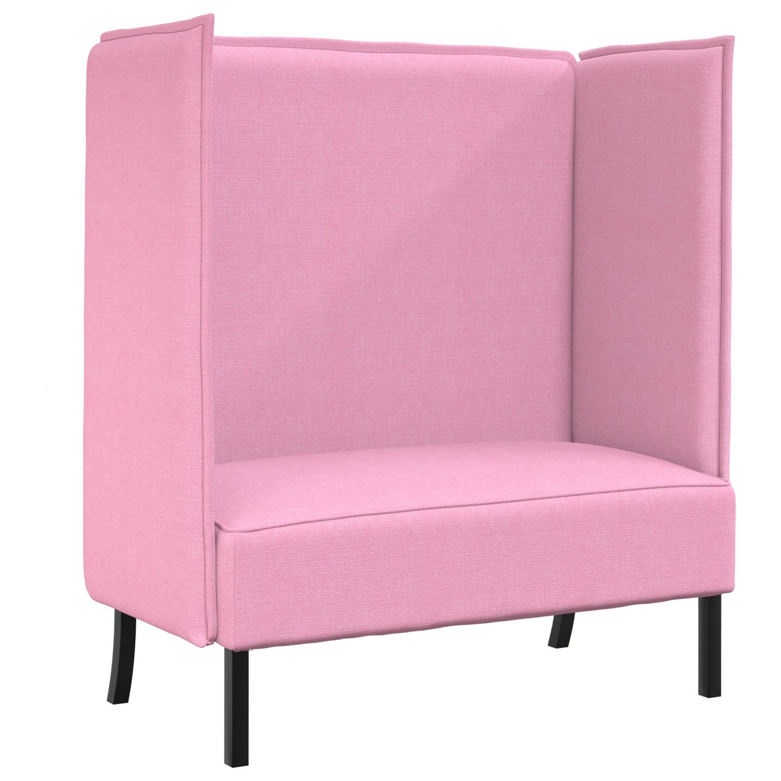 vidaXL Sofa Hochlehner-Sofa Rosa 109x56x121 cm günstig online kaufen