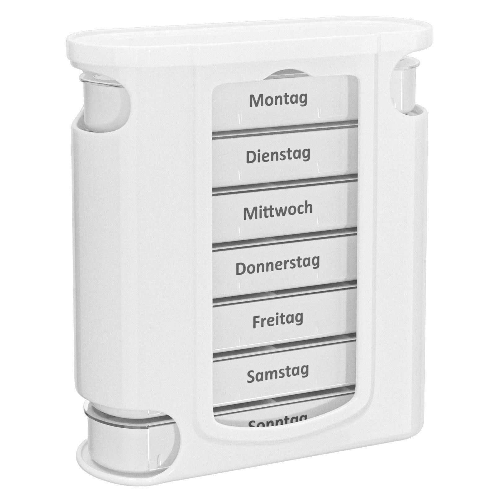 Pillendose Tablettenbox für 7 Tage - Mit 4 Fächern pro Tag