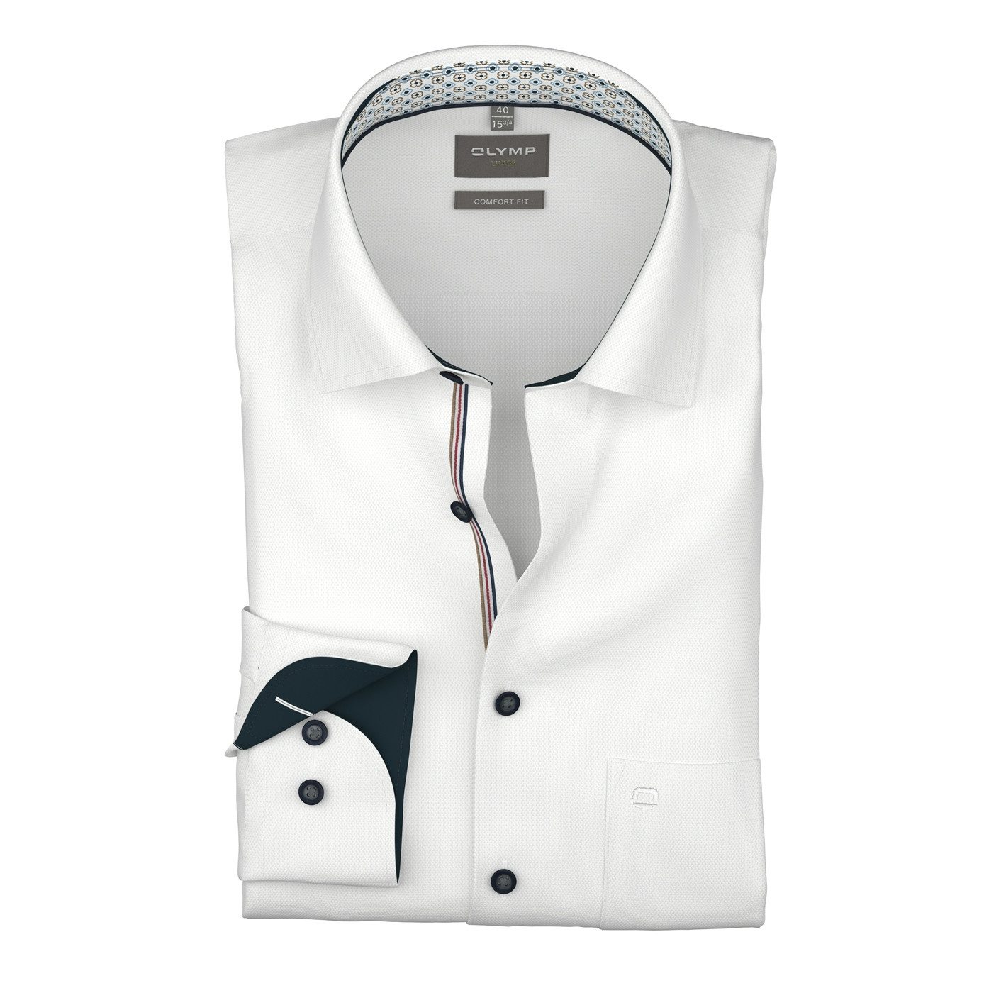 OLYMP Langarmhemd Luxor Businesshemd, comfort fit, New-Kentkragen günstig online kaufen