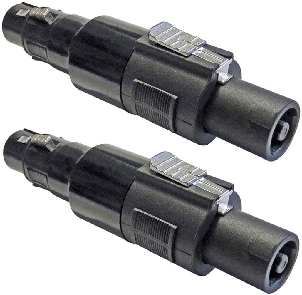 ADA038 Speakon-Adapter Steckverbinder 2 STÜCK Audio-Adapter